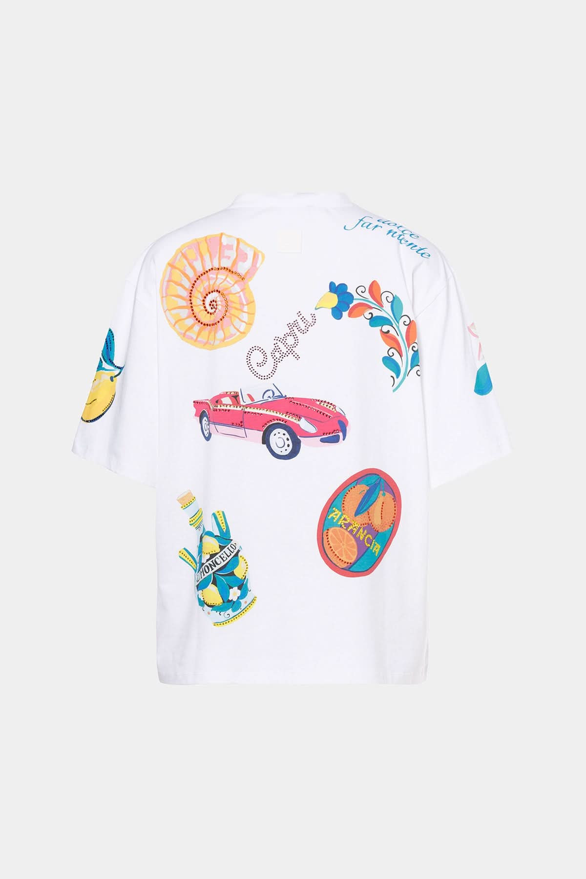 Biały T-shirt MEDIRA short sleeve top
