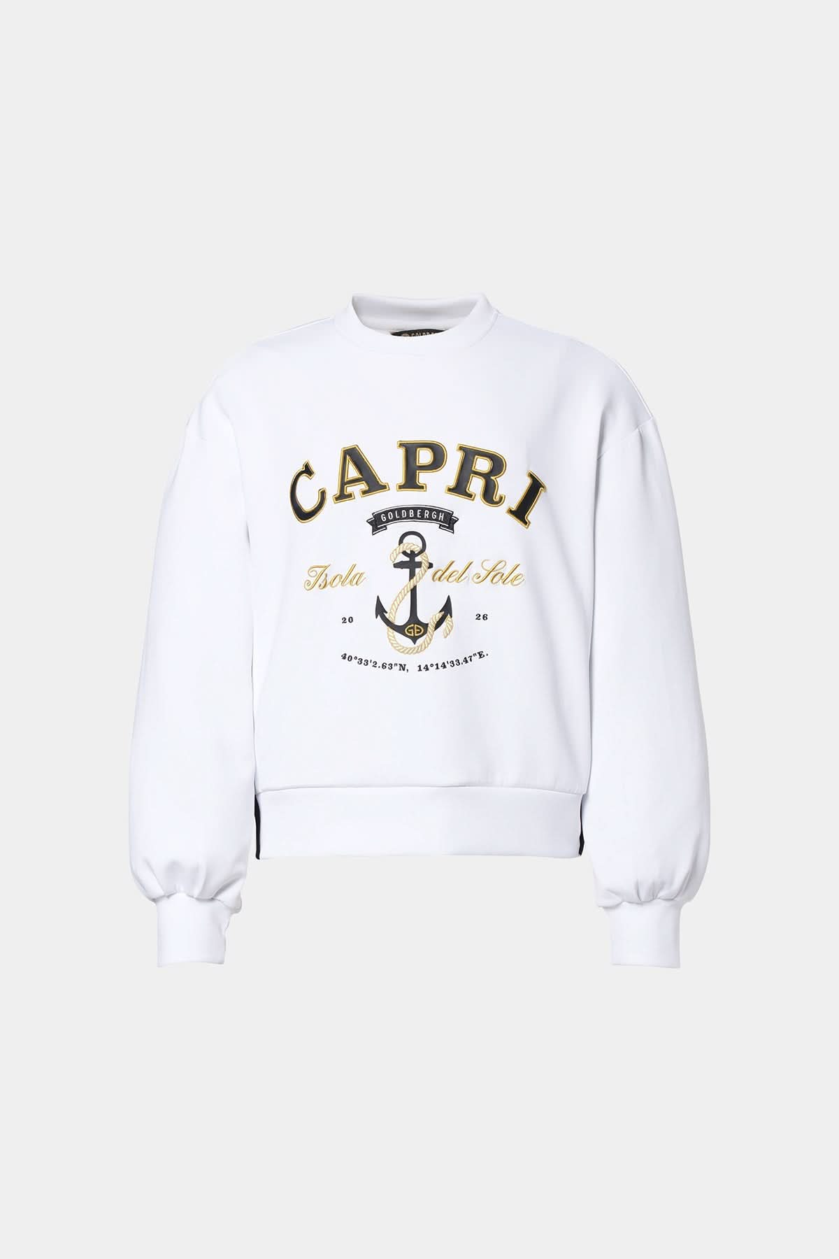 White FICO sweatshirt