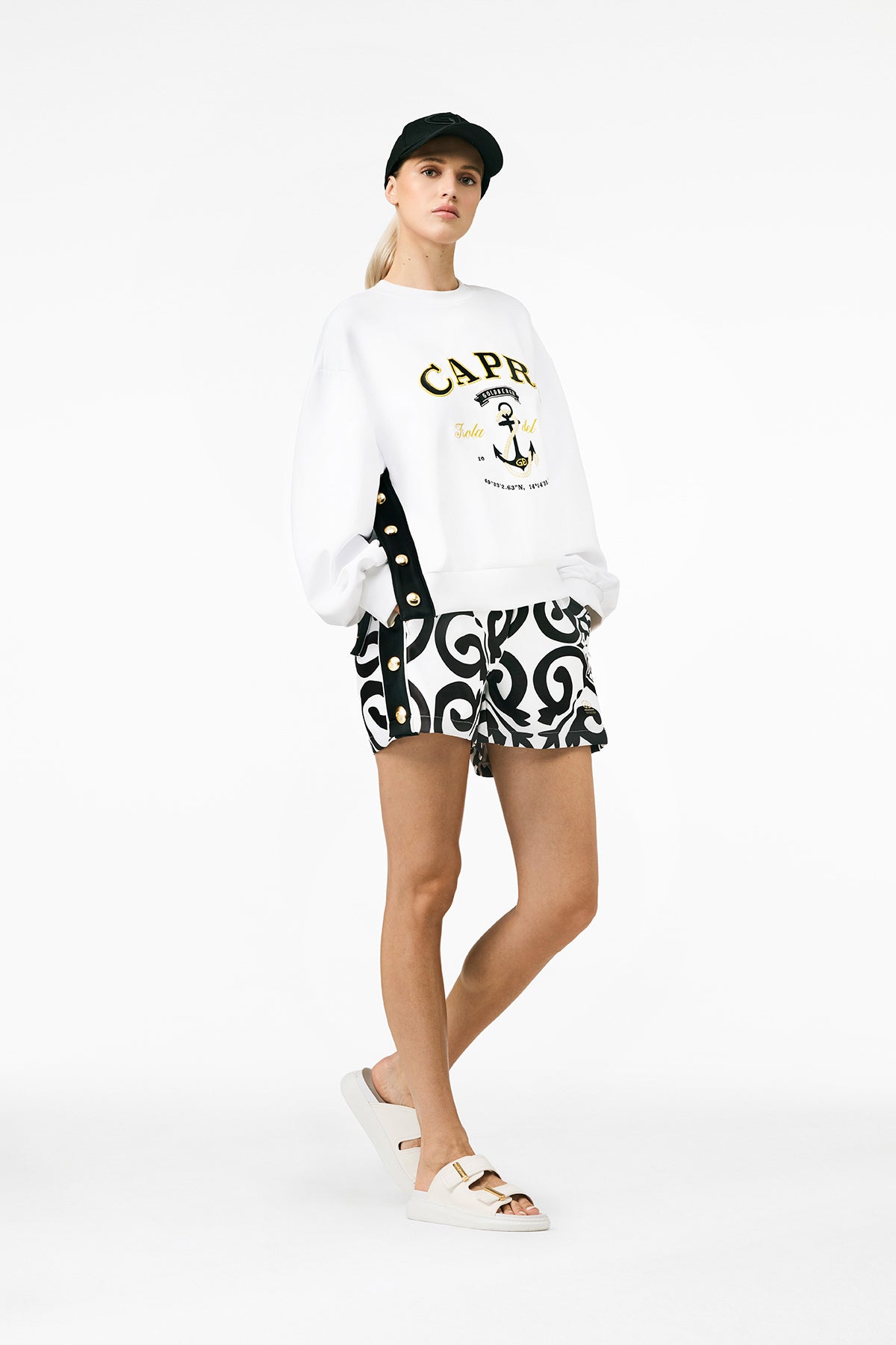 White FICO sweatshirt