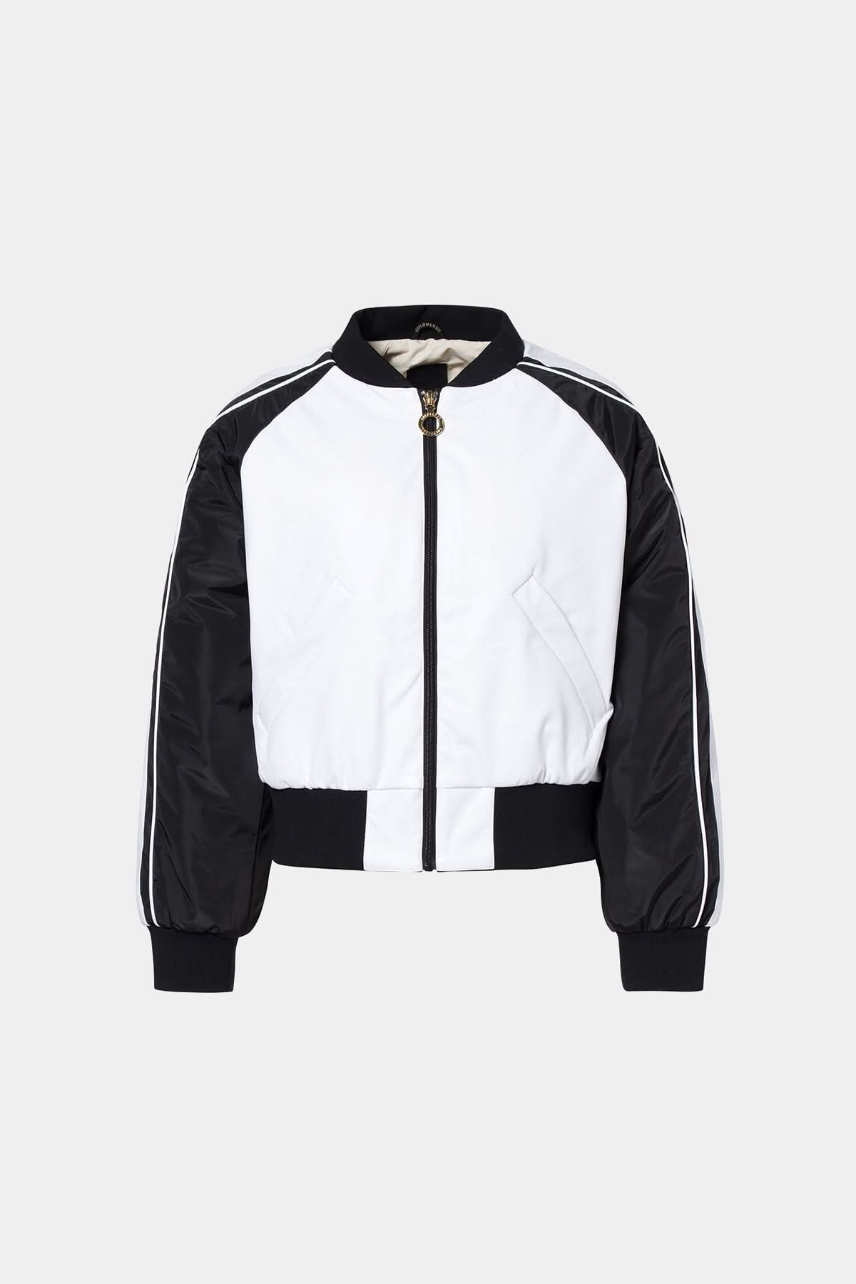 Biało czarna kurtka SUNOVA track jacket