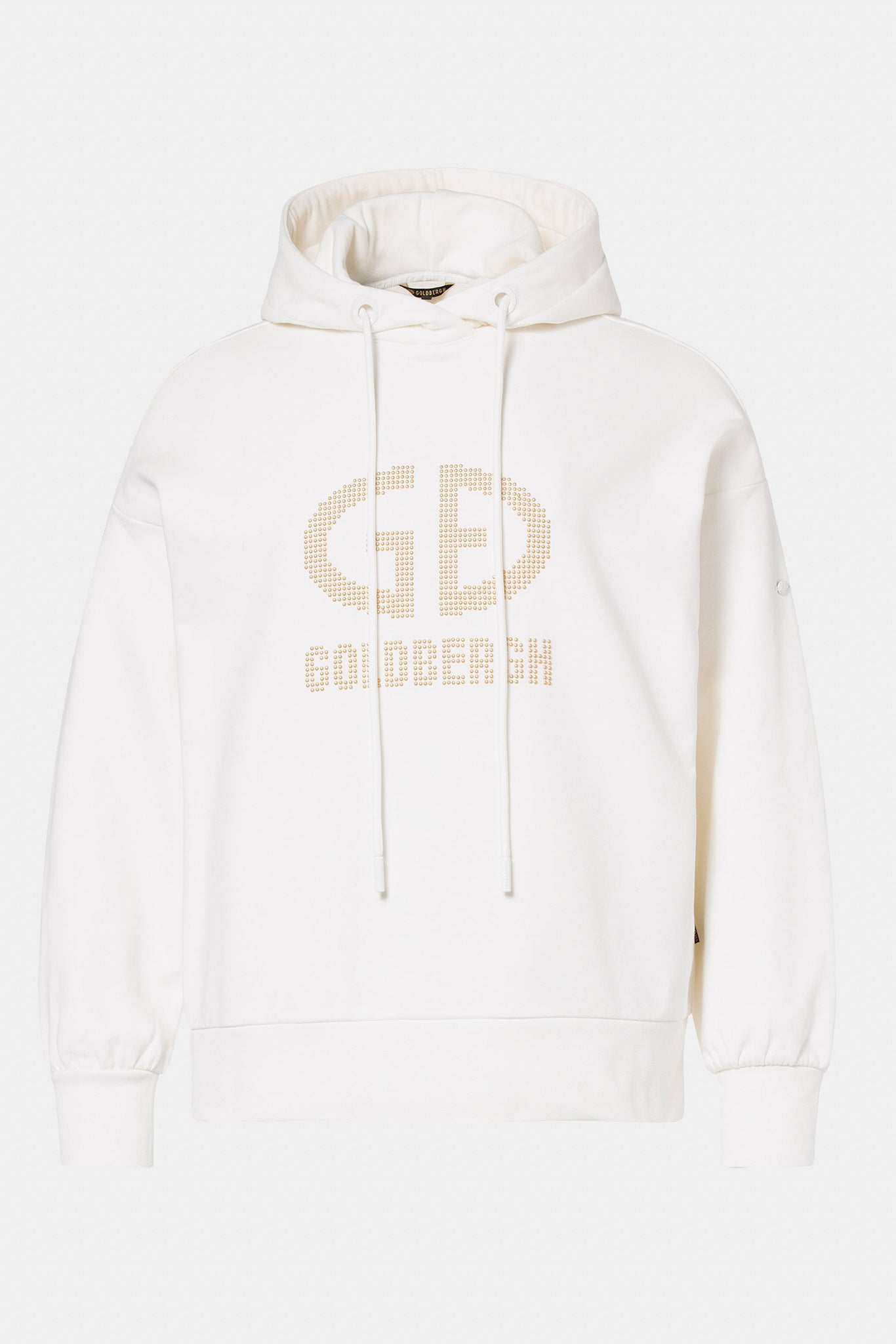 Kremowa bluza damska z kapturem GIORGIA hooded sweater