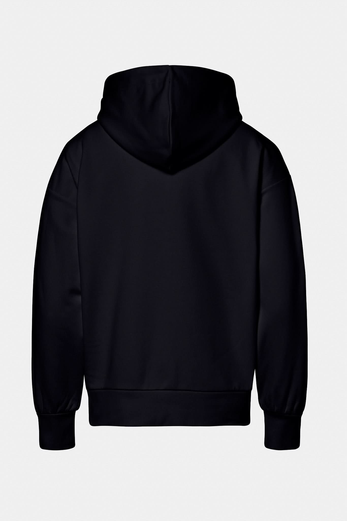 Czarna bluza damska z kapturem GIORGIA hooded sweater
