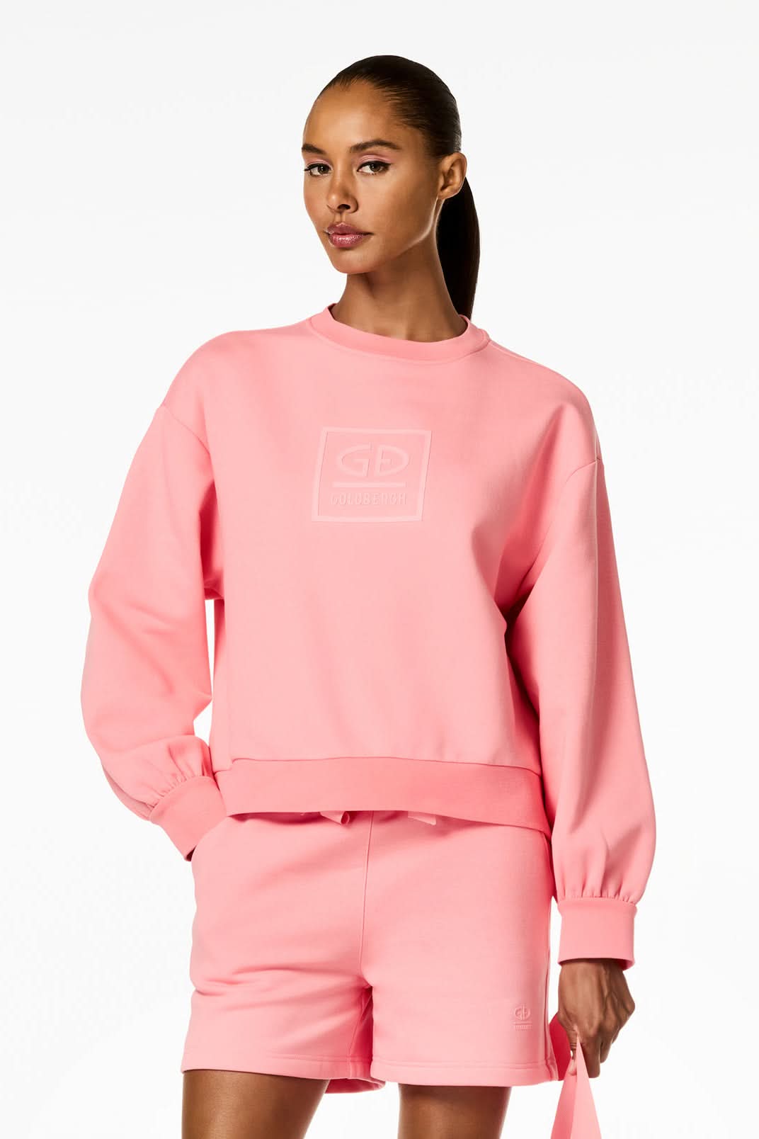 Jasnoróżowa bluza RELAX sweater
