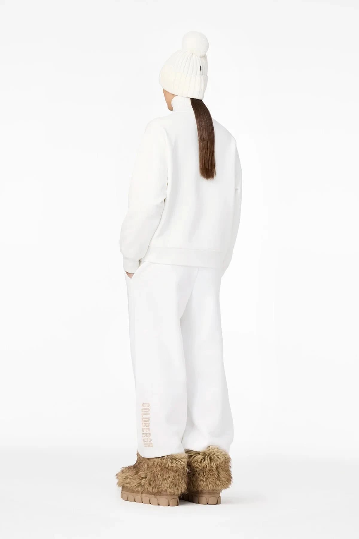 Kremowa bluza damska ALESSANDRA crew neck sweater