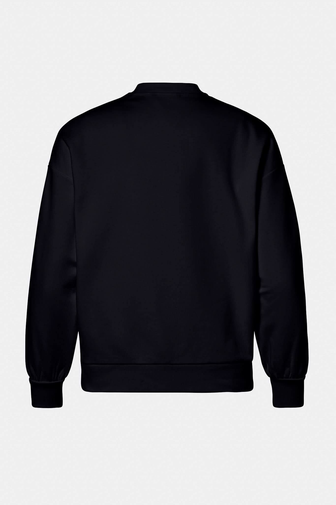 Czarna bluza damska ALESSANDRA crew neck sweater