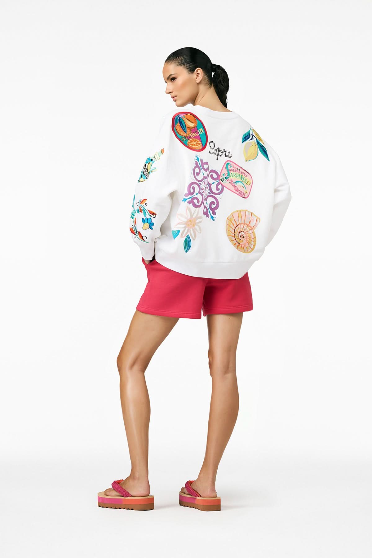 White SERAPHINA sweater