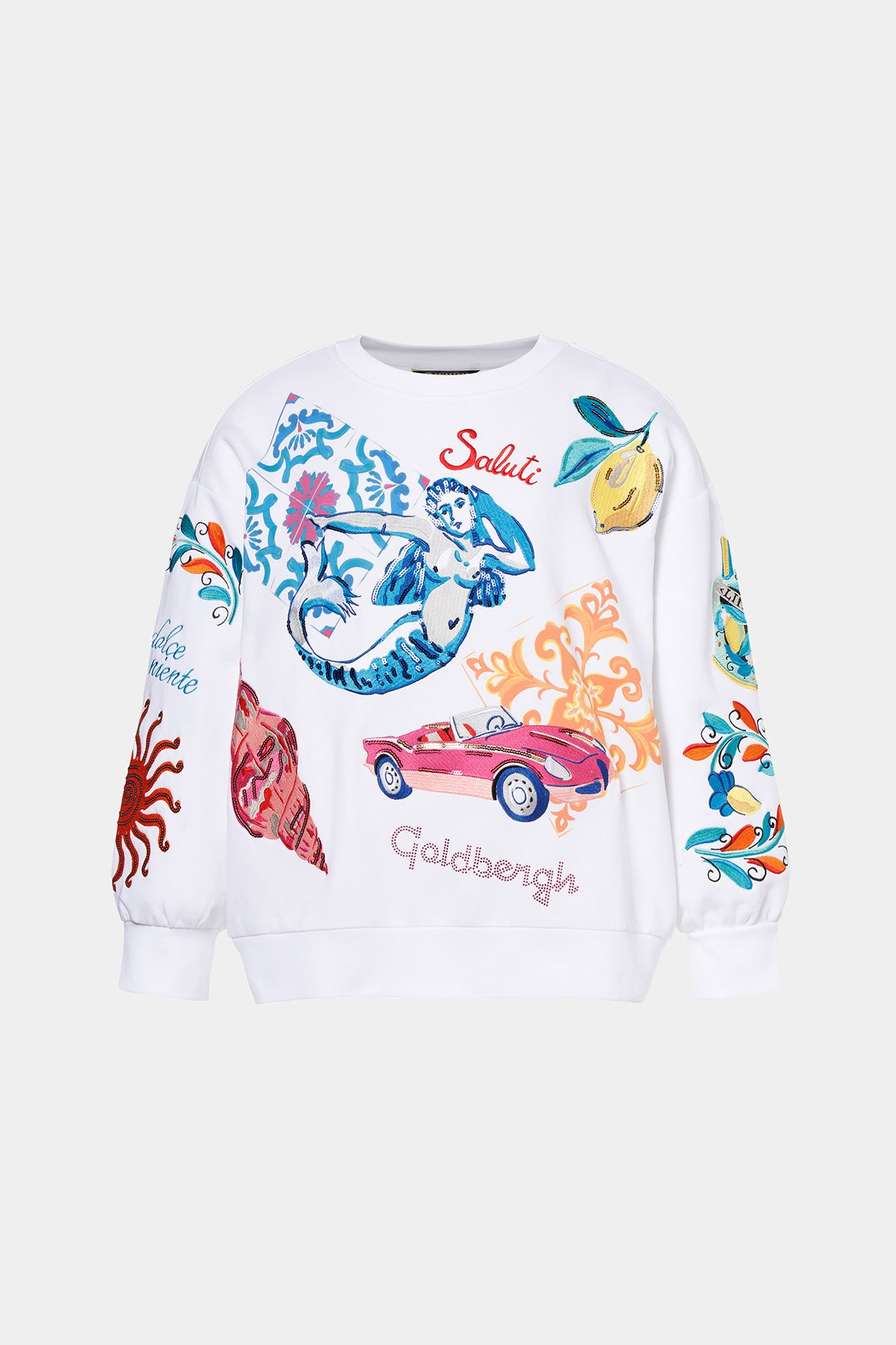 Biała bluza SERAPHINA sweater