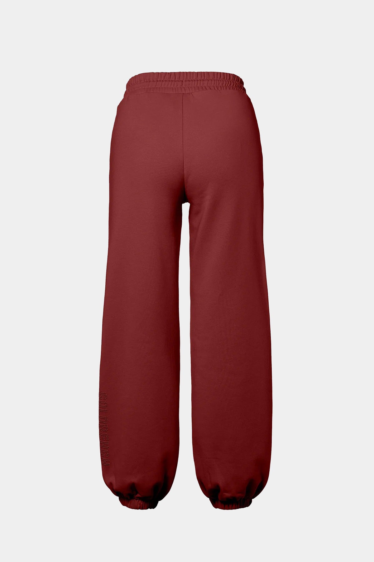 Bordowe spodnie dresowe DELFINA sweatpant
