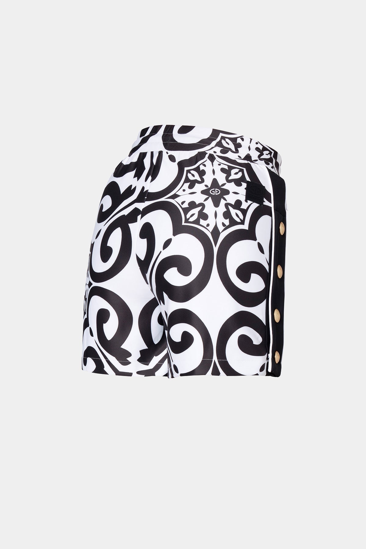 Czarno białe szorty NOLA