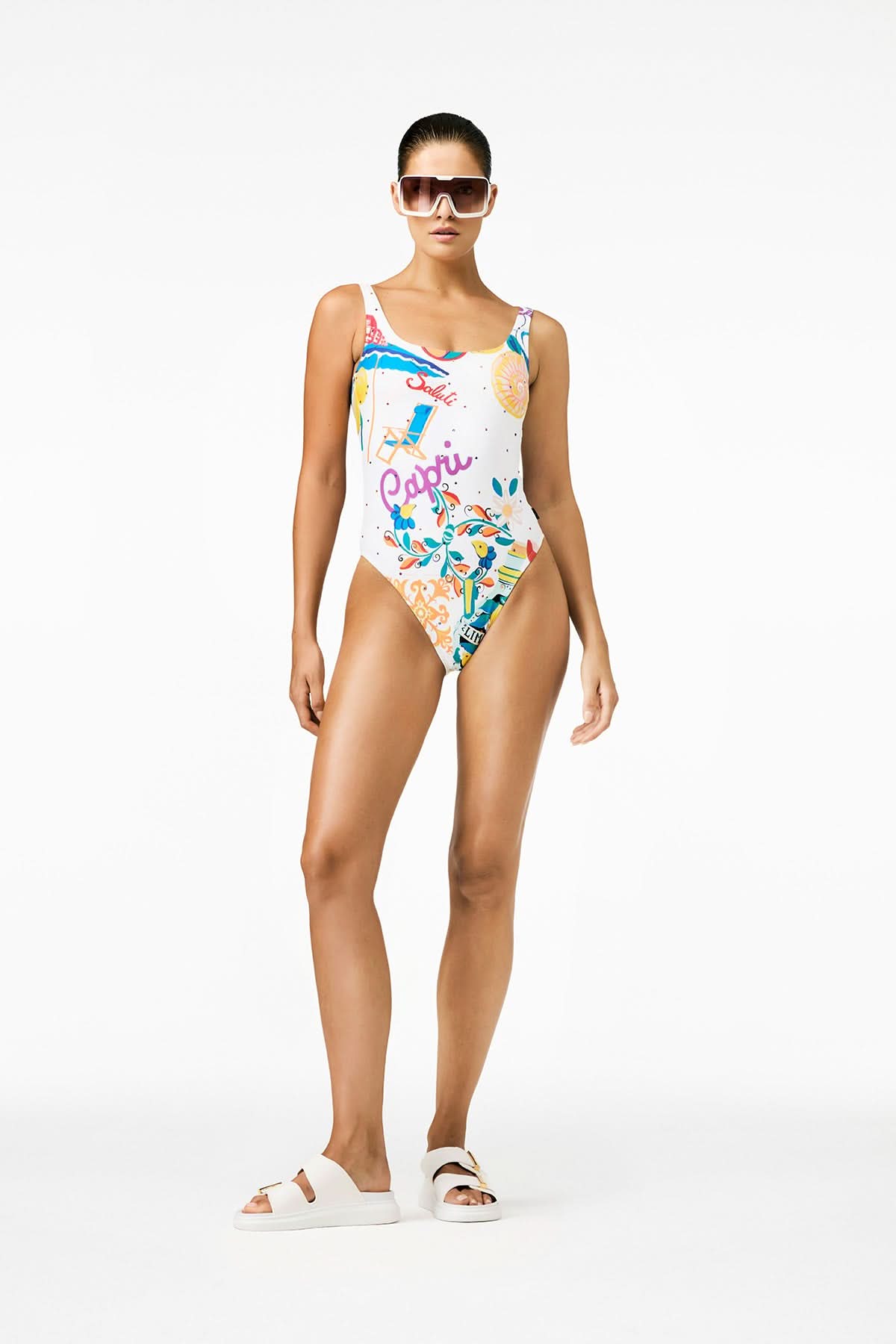 Niebieski strój kąpielowy CAPRICIA bathing suit