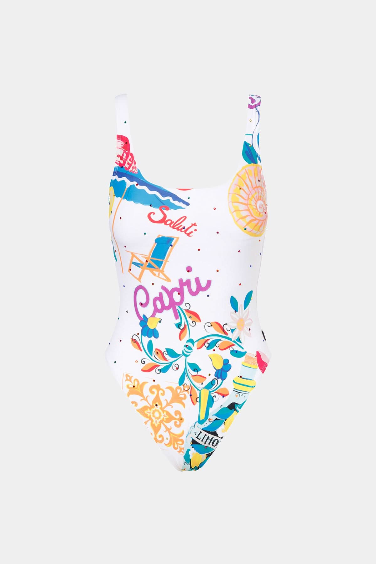 Niebieski strój kąpielowy CAPRICIA bathing suit