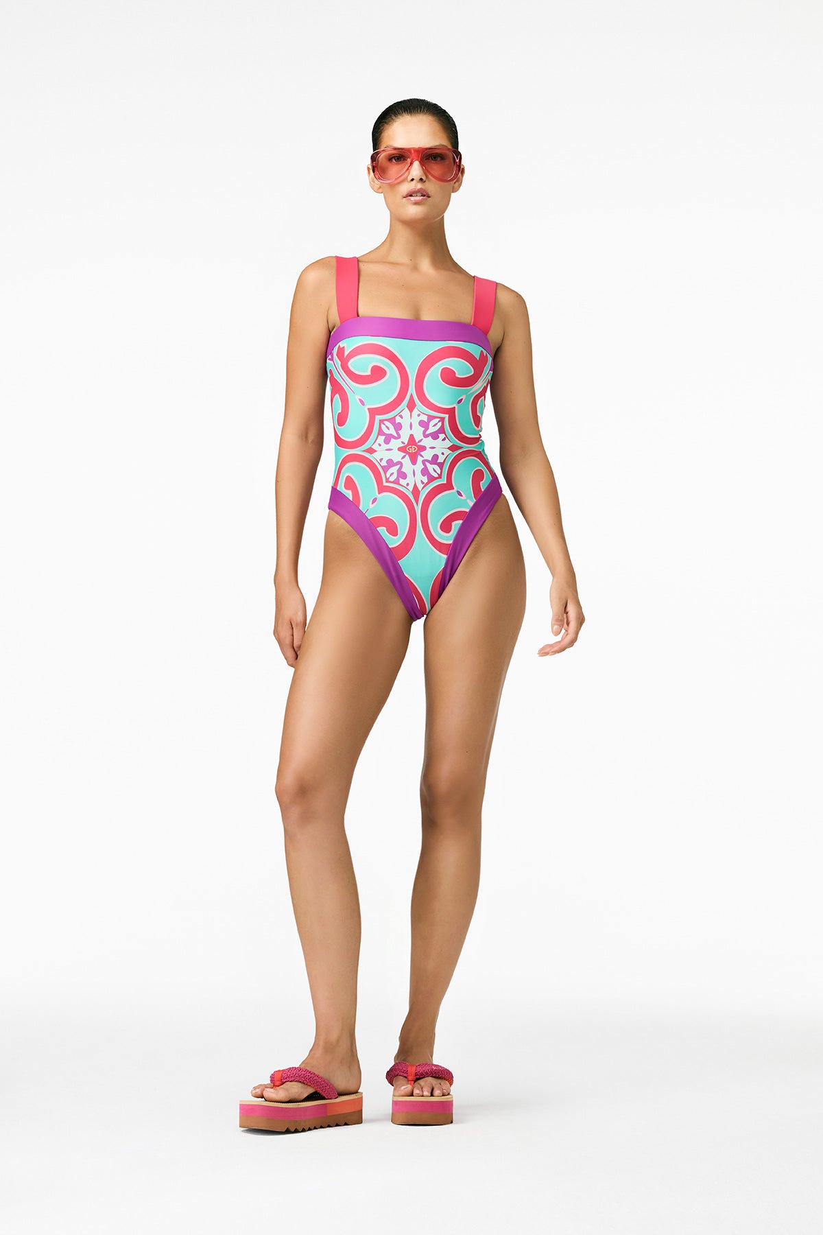 Turkusowy strój kąpielowy COSTELLA bathing suit