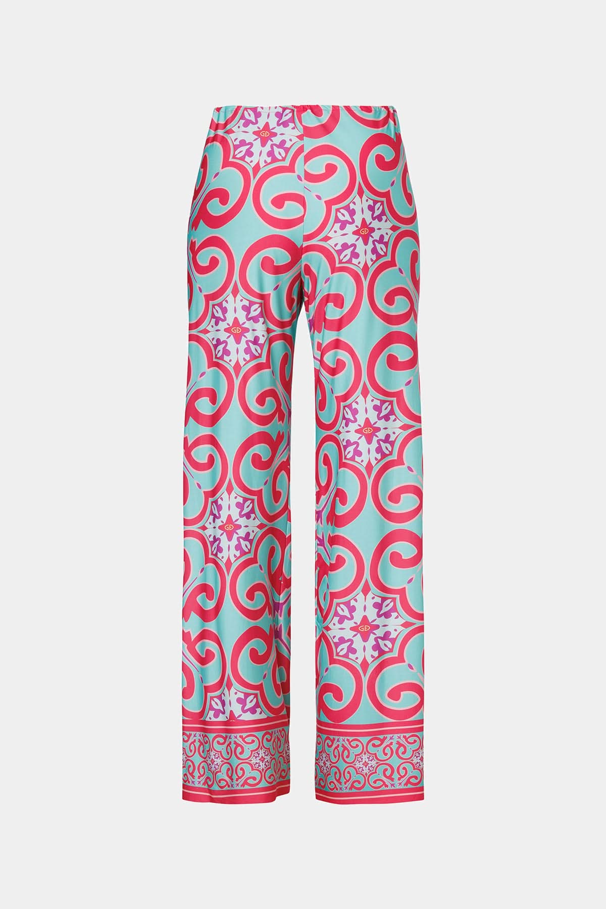 TROPINA Capri Tile Print Trousers