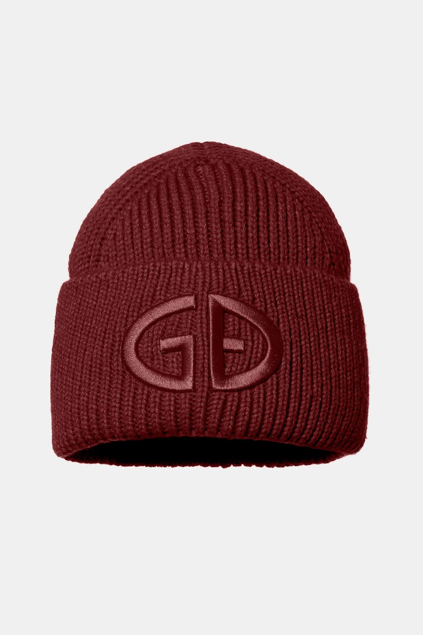 Bordowa czapka damska VALERIE beanie
