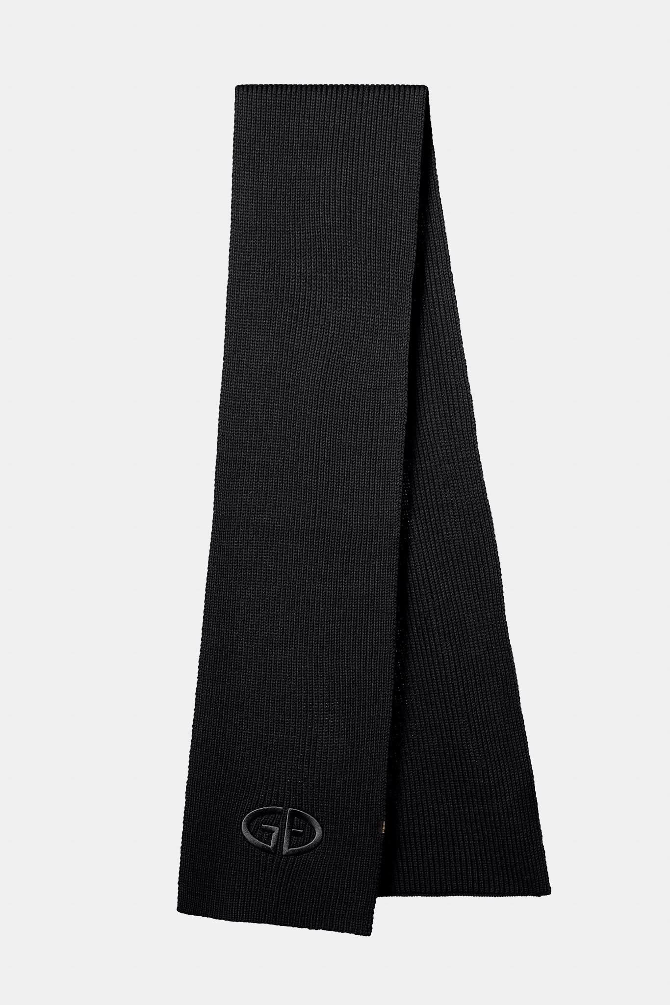 Czarny szalik VALENTINA scarf
