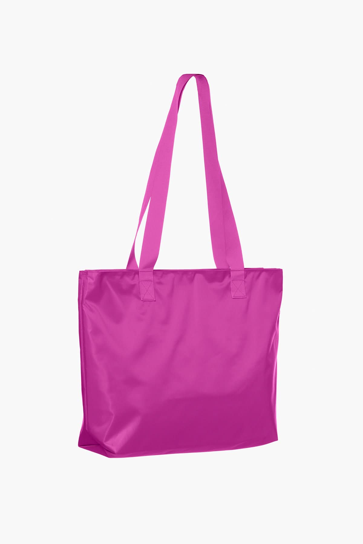 Fioletowa torba shopperka FAMOUS