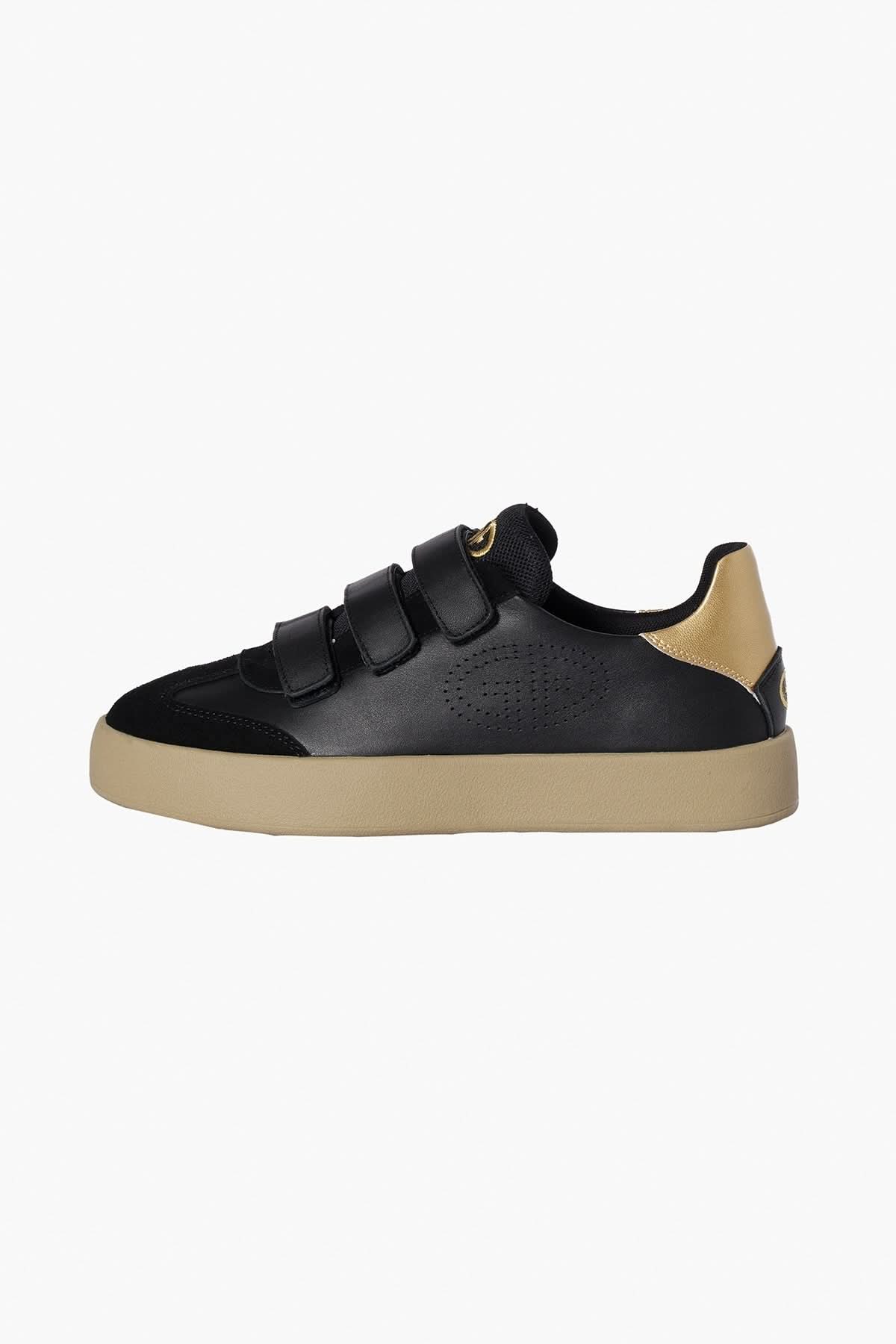 Czarne sneakersy STRAP sneaker