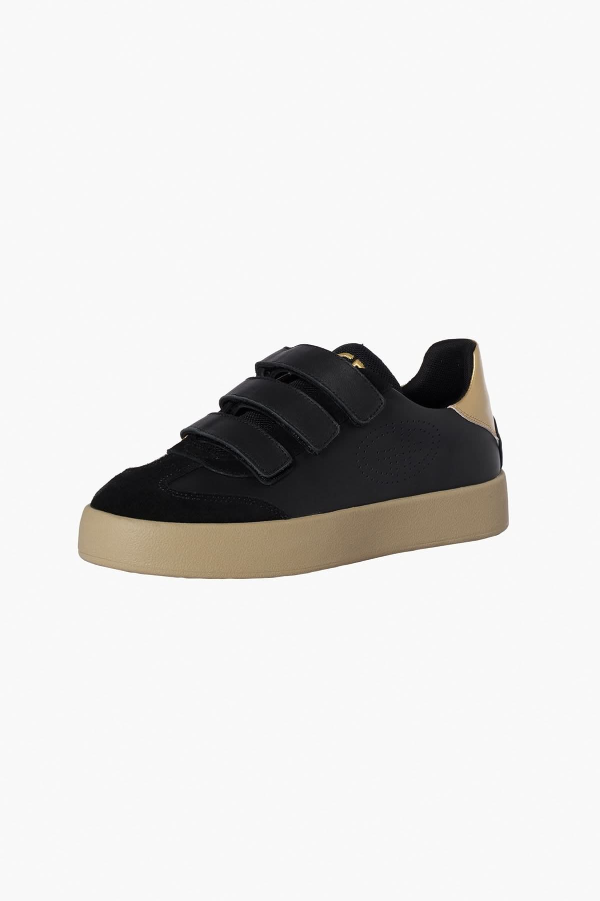 Czarne sneakersy STRAP sneaker