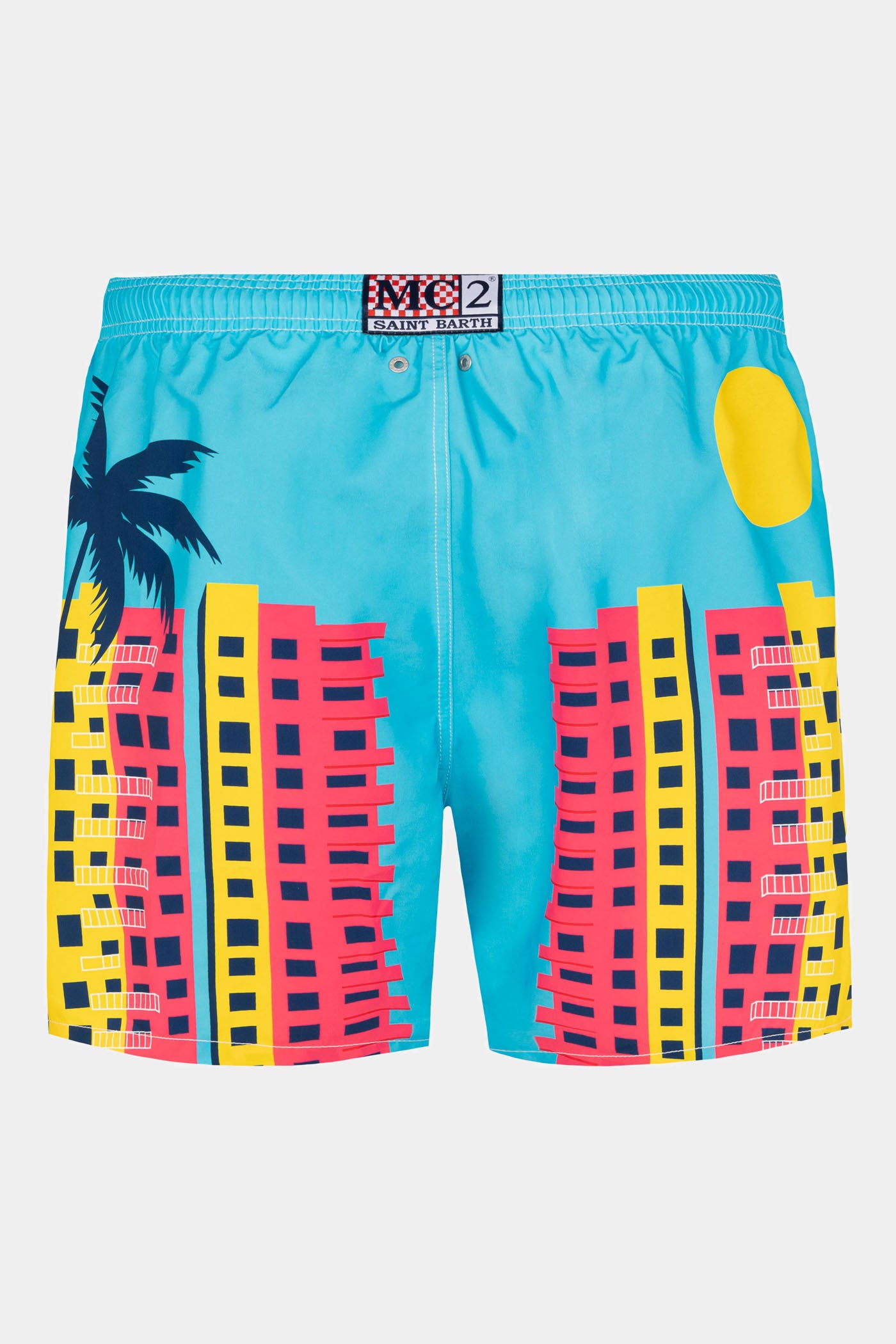 Gustavia Men's Placed Print Shorts