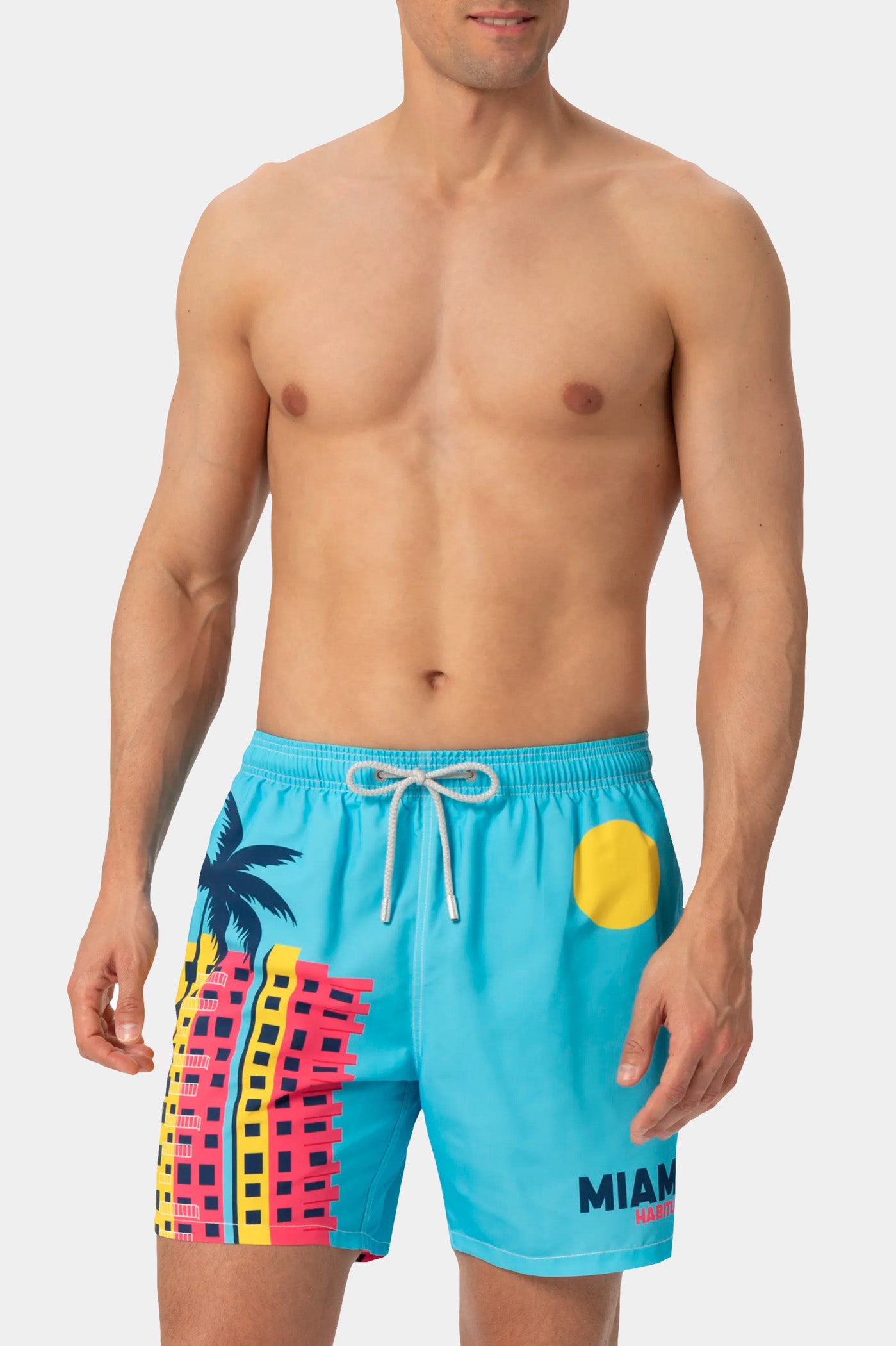 Gustavia Men's Placed Print Shorts