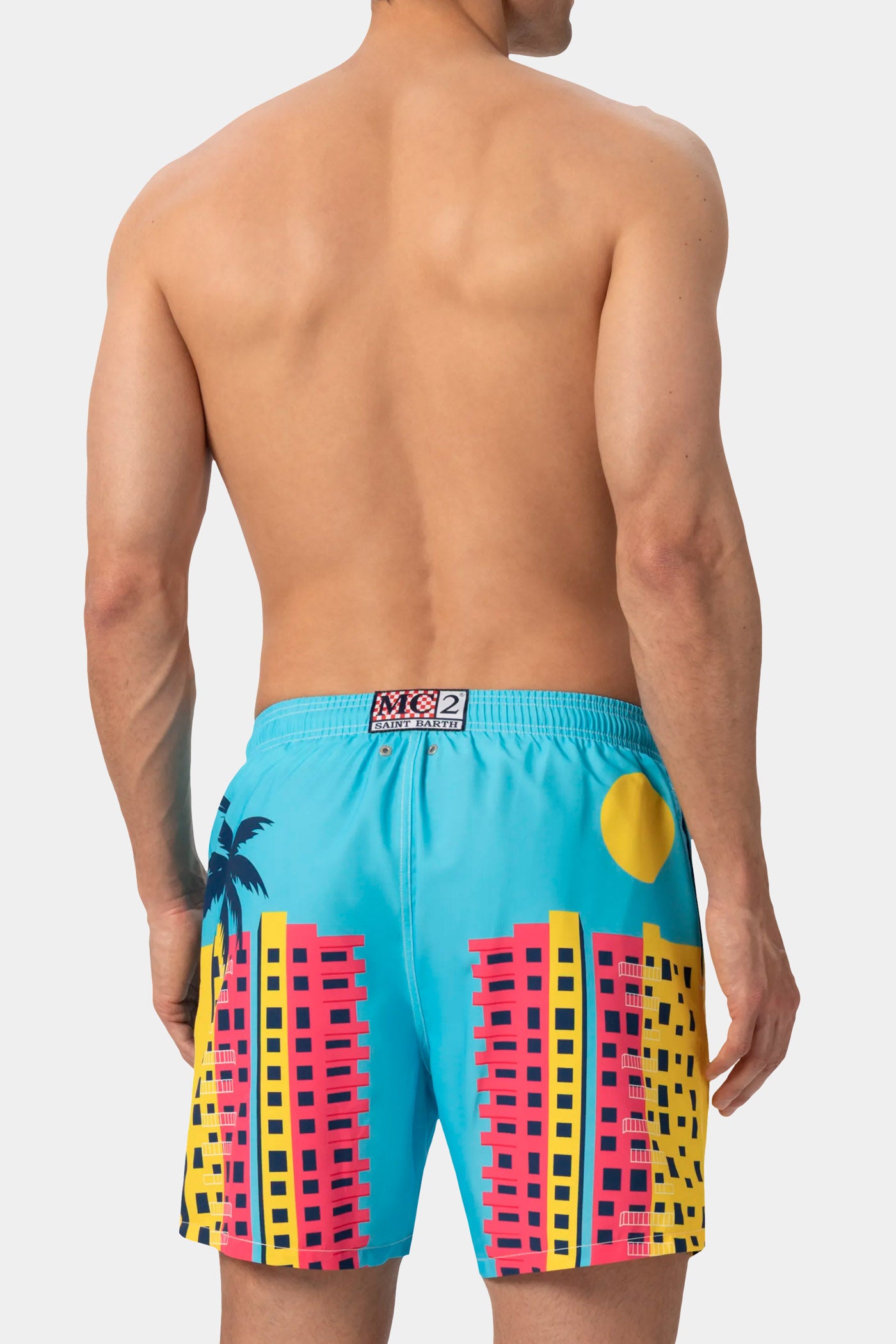Gustavia Men's Placed Print Shorts