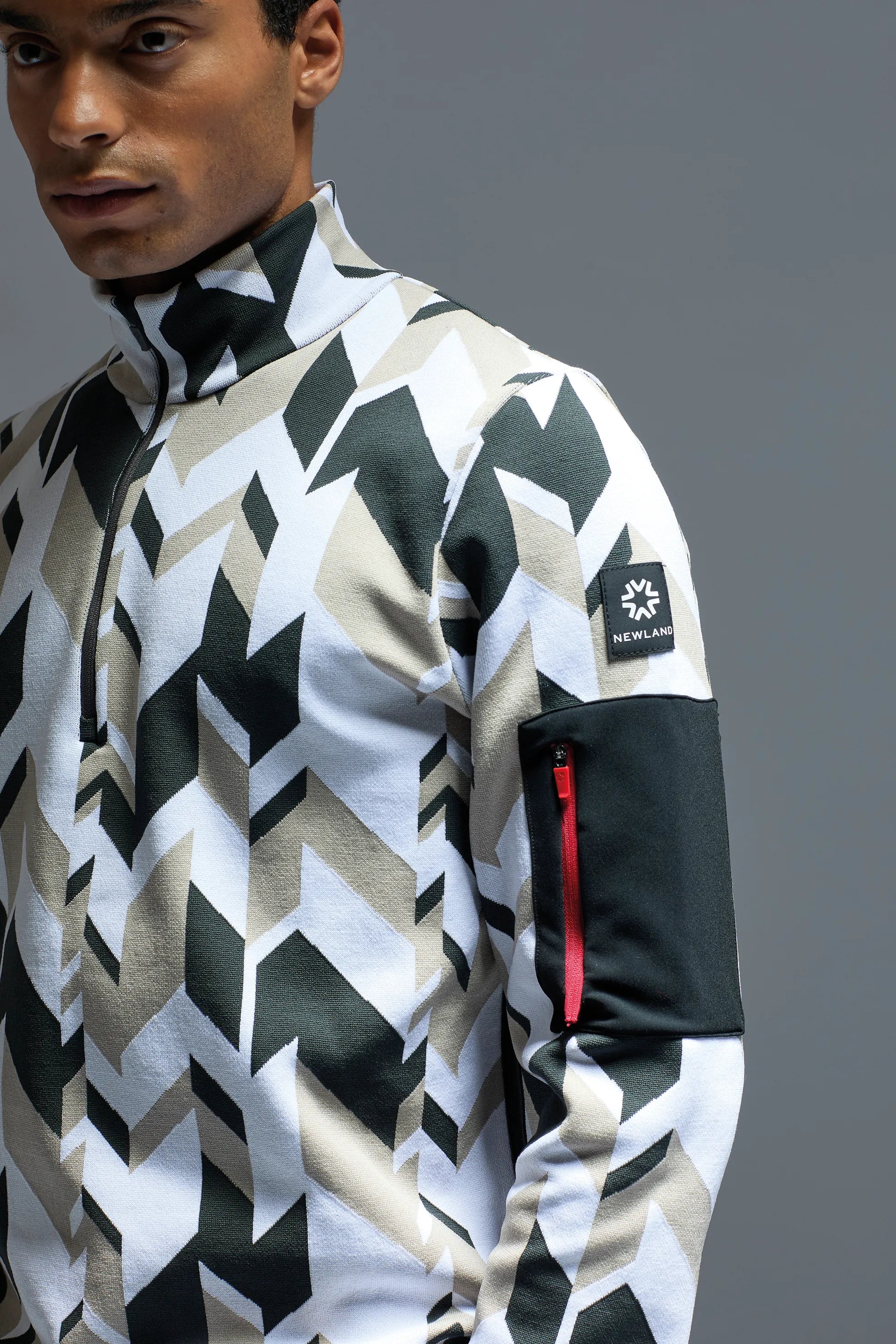 Męski golf 1/2 zip Altenberg