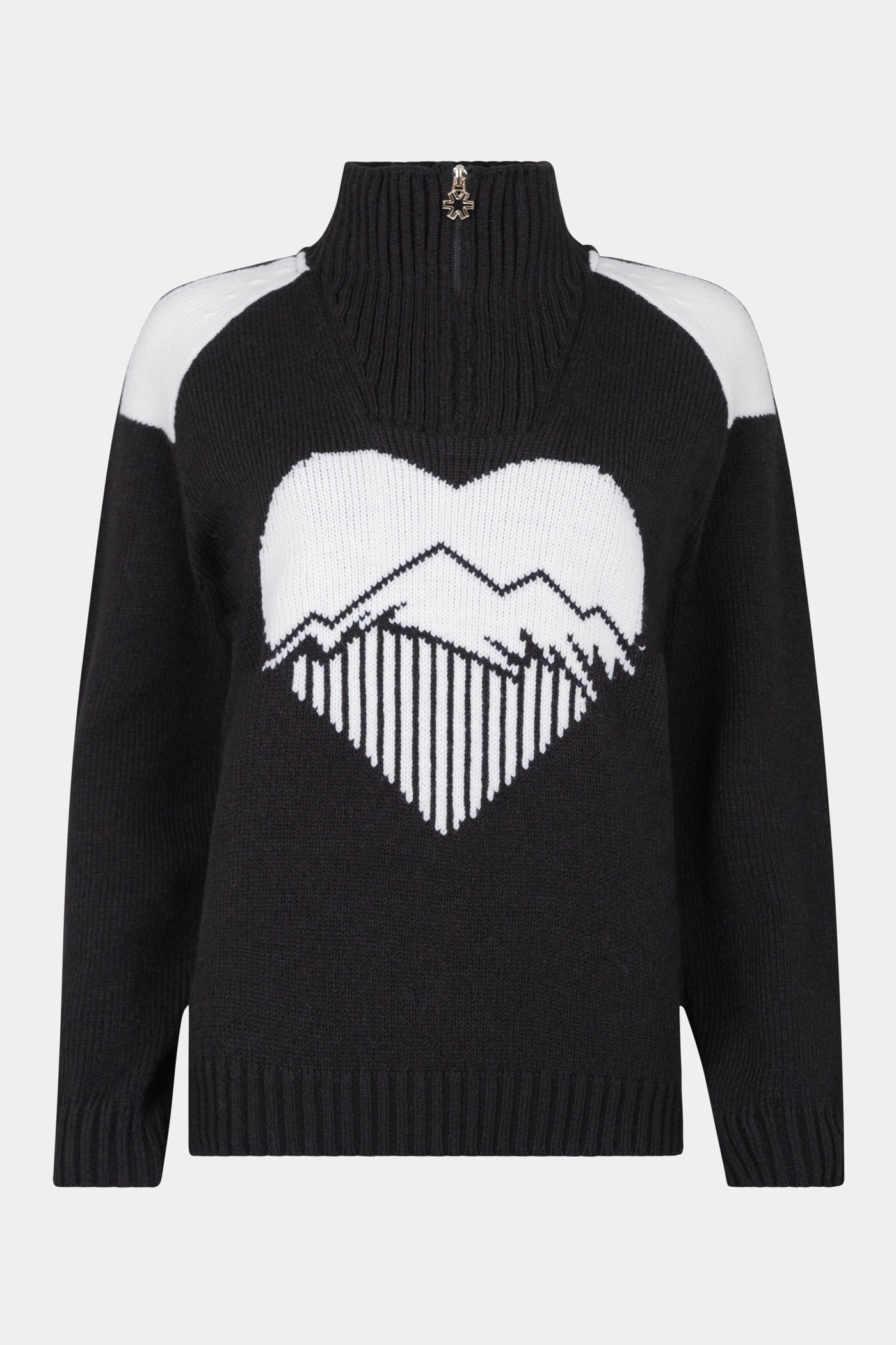 Edurne Women's Half Zip Wool Sweater