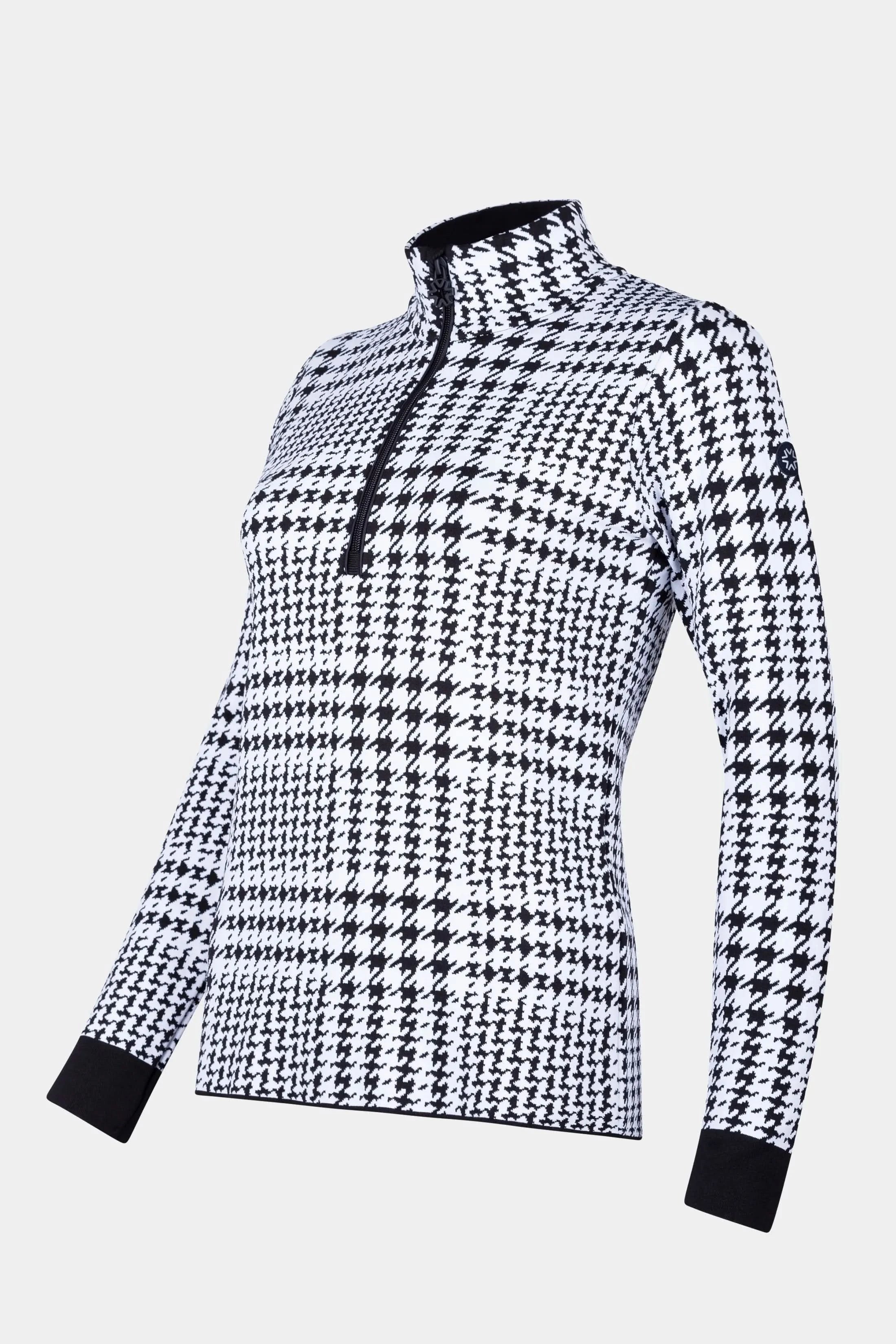 Golf damski 1/2 zip Madonna di Campiglio