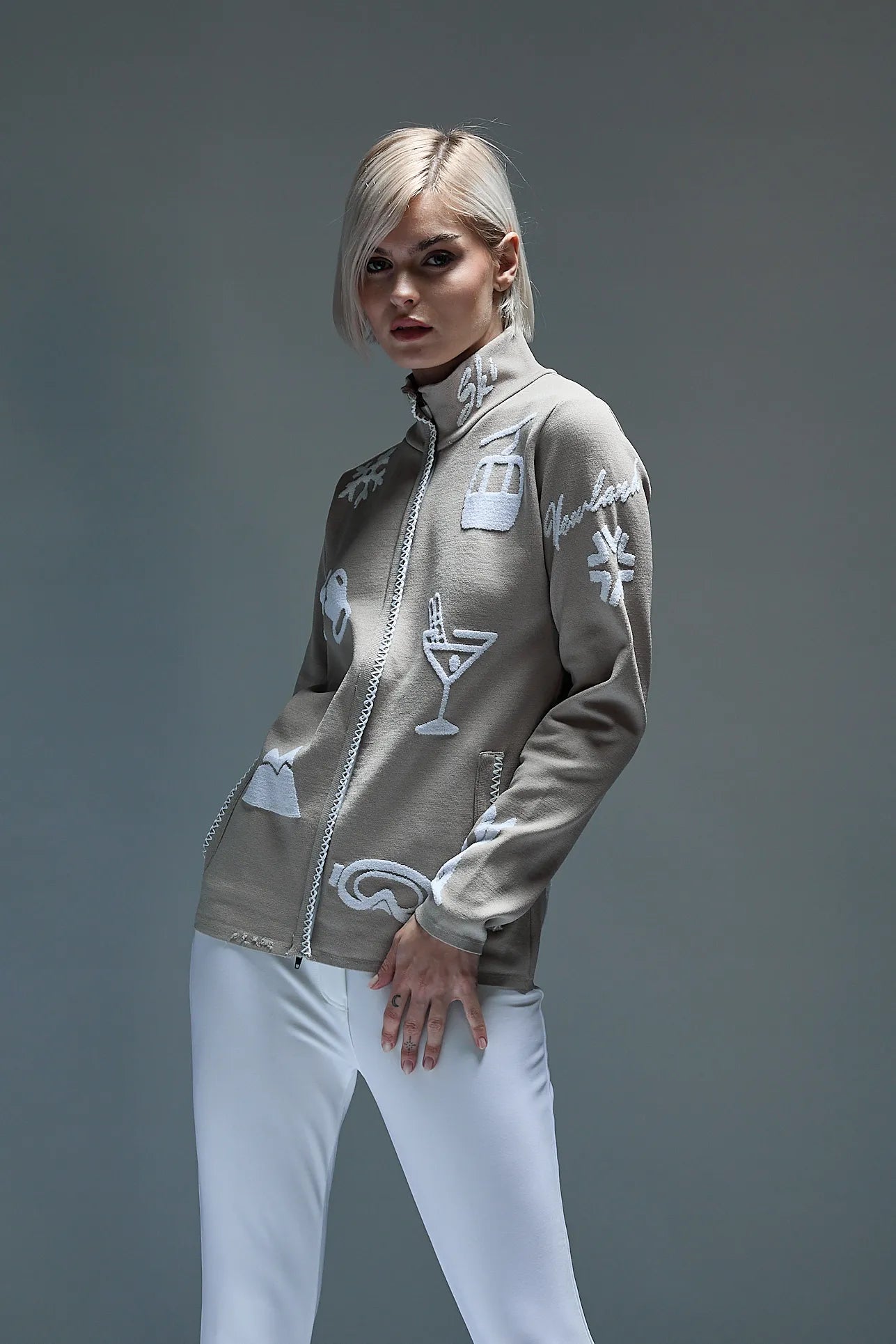 Damski golf rozpinany Vertige