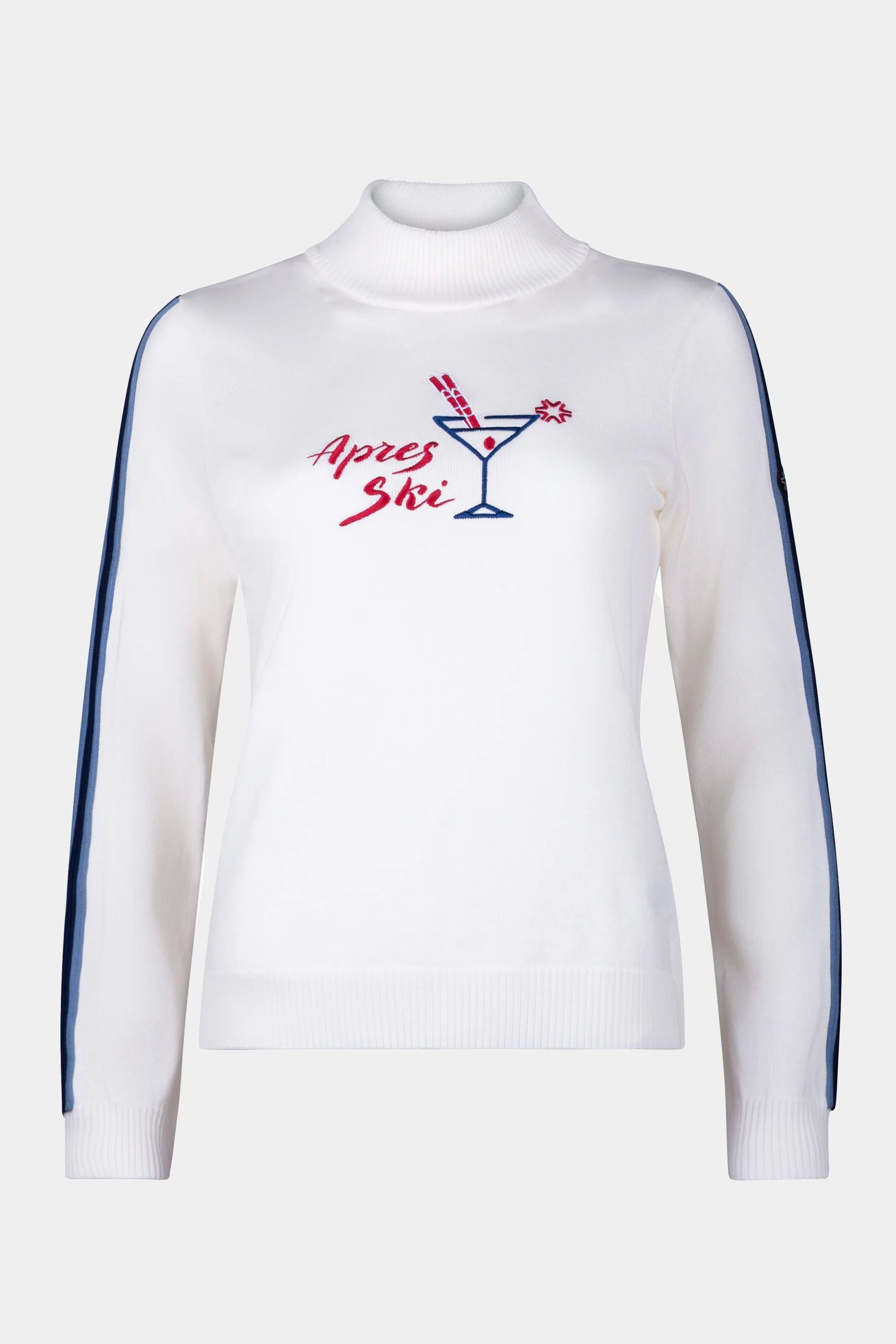 Biały damski golf Val Thorens