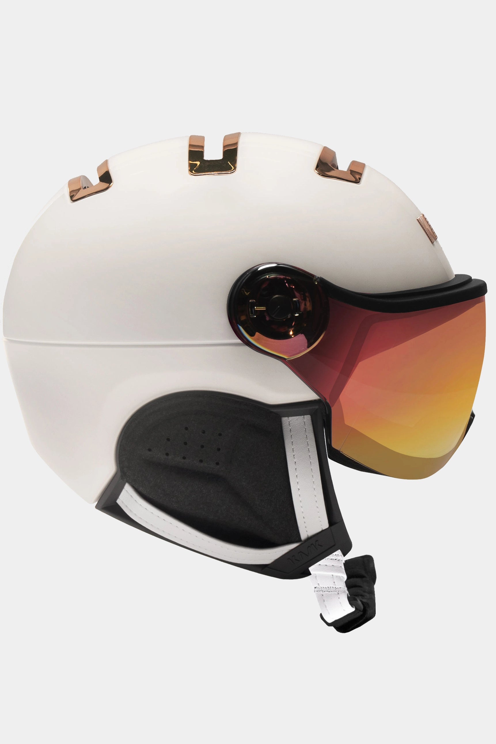 Kask Narciarski Piuma R Chrome Visor White Gold