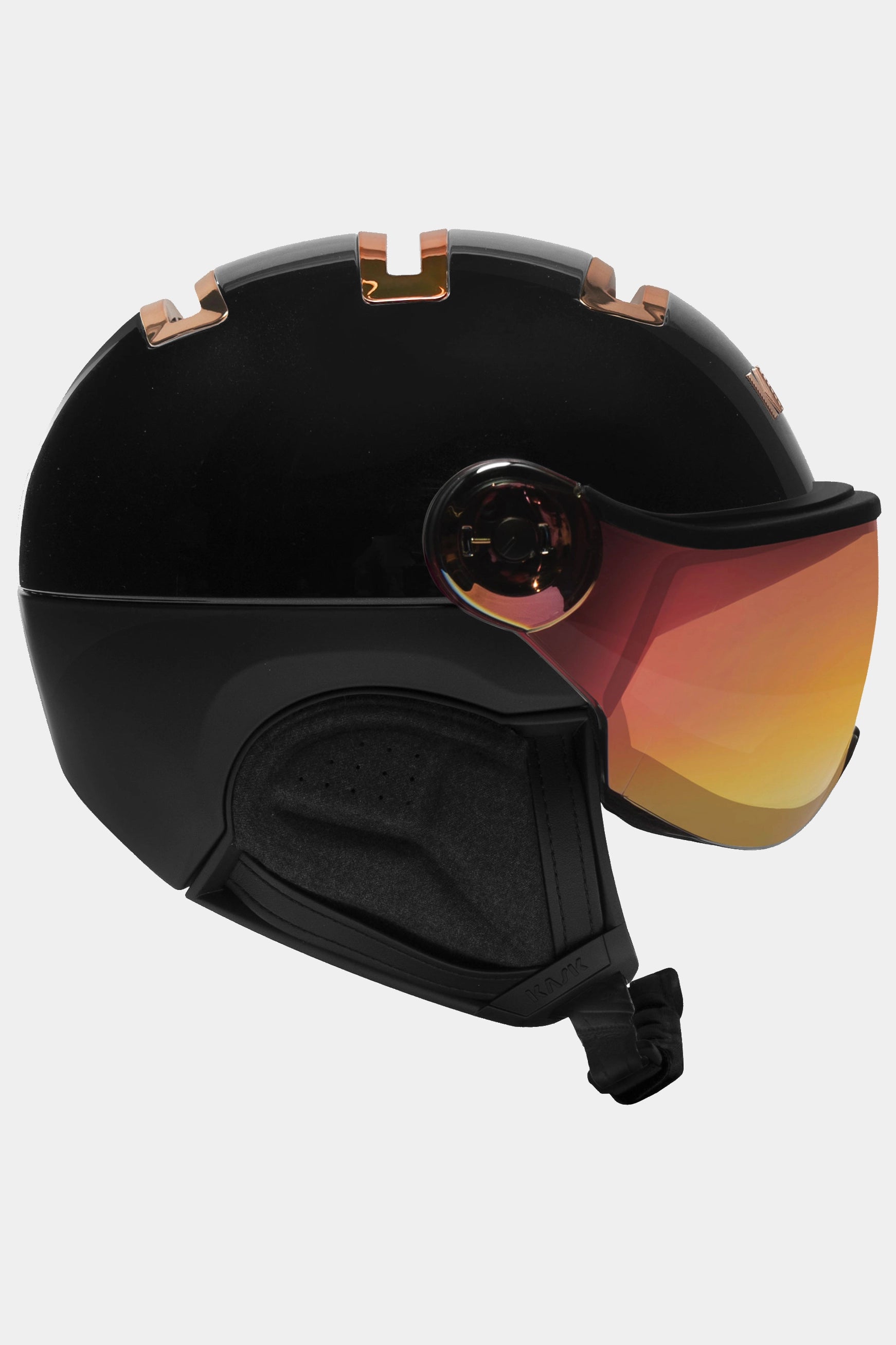 Kask Narciarski Piuma R Chrome Visor Black Gold