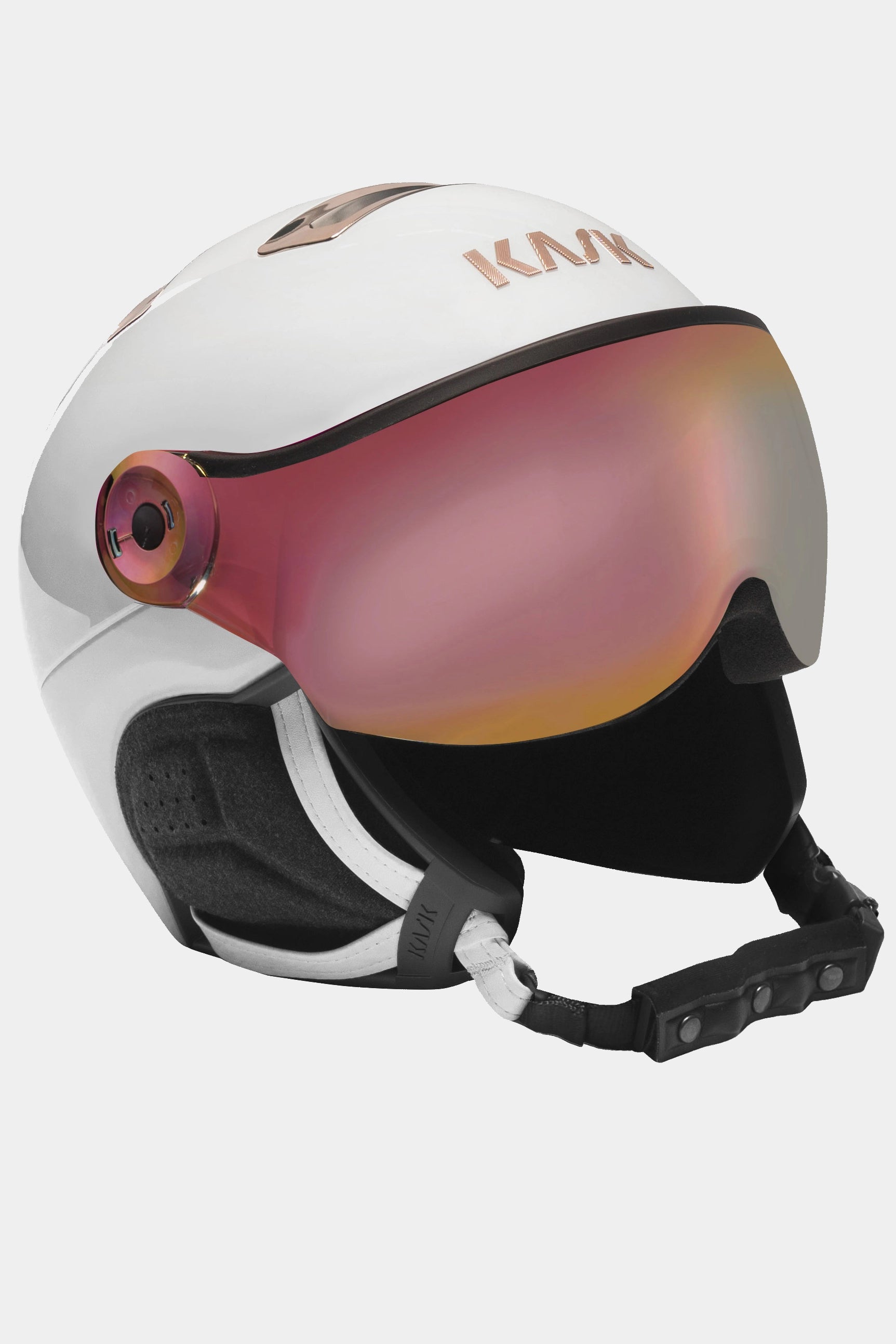 Kask Narciarski Piuma R Chrome Visor White Gold