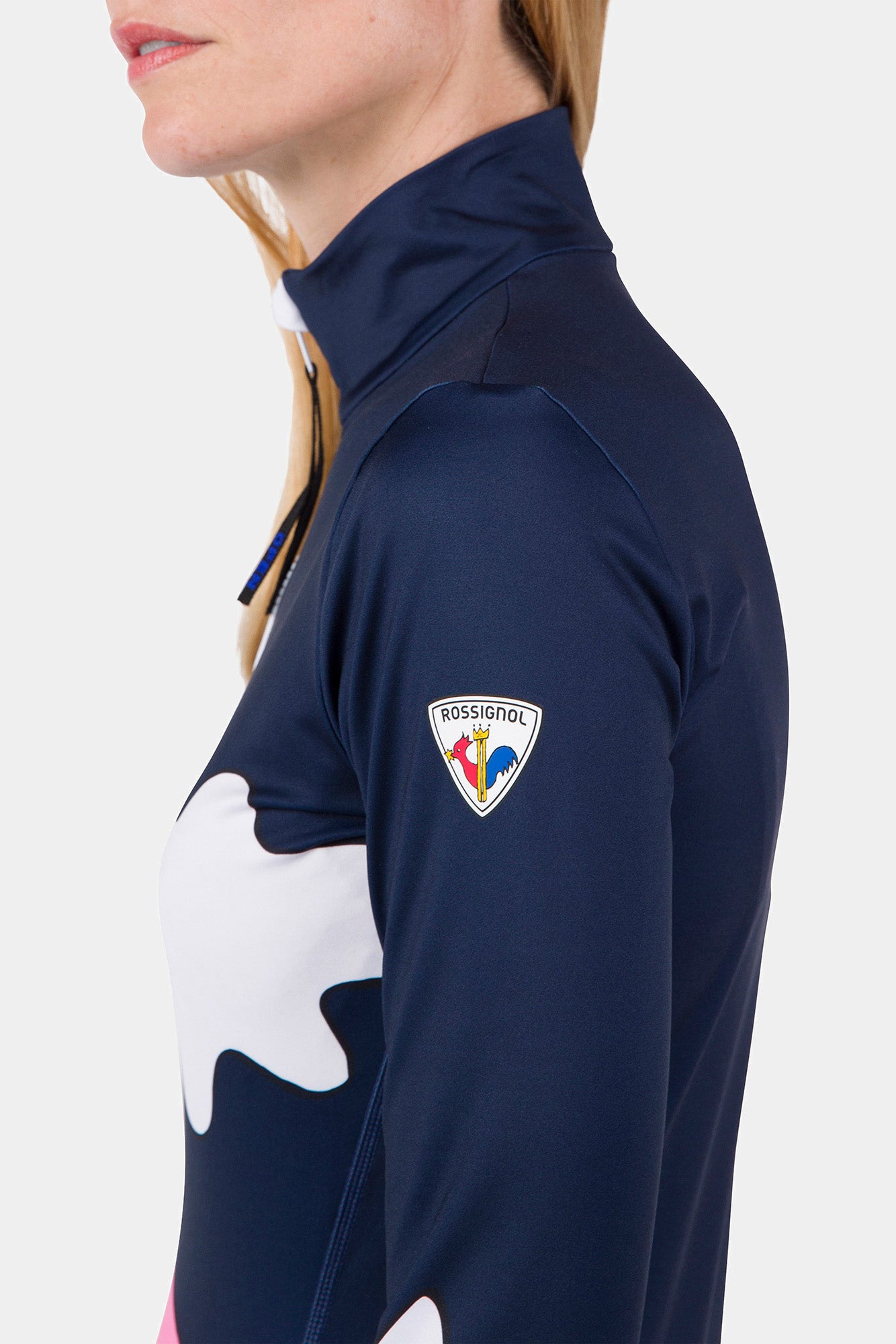 Koszulka damska W Booster 1/2 Zip Top