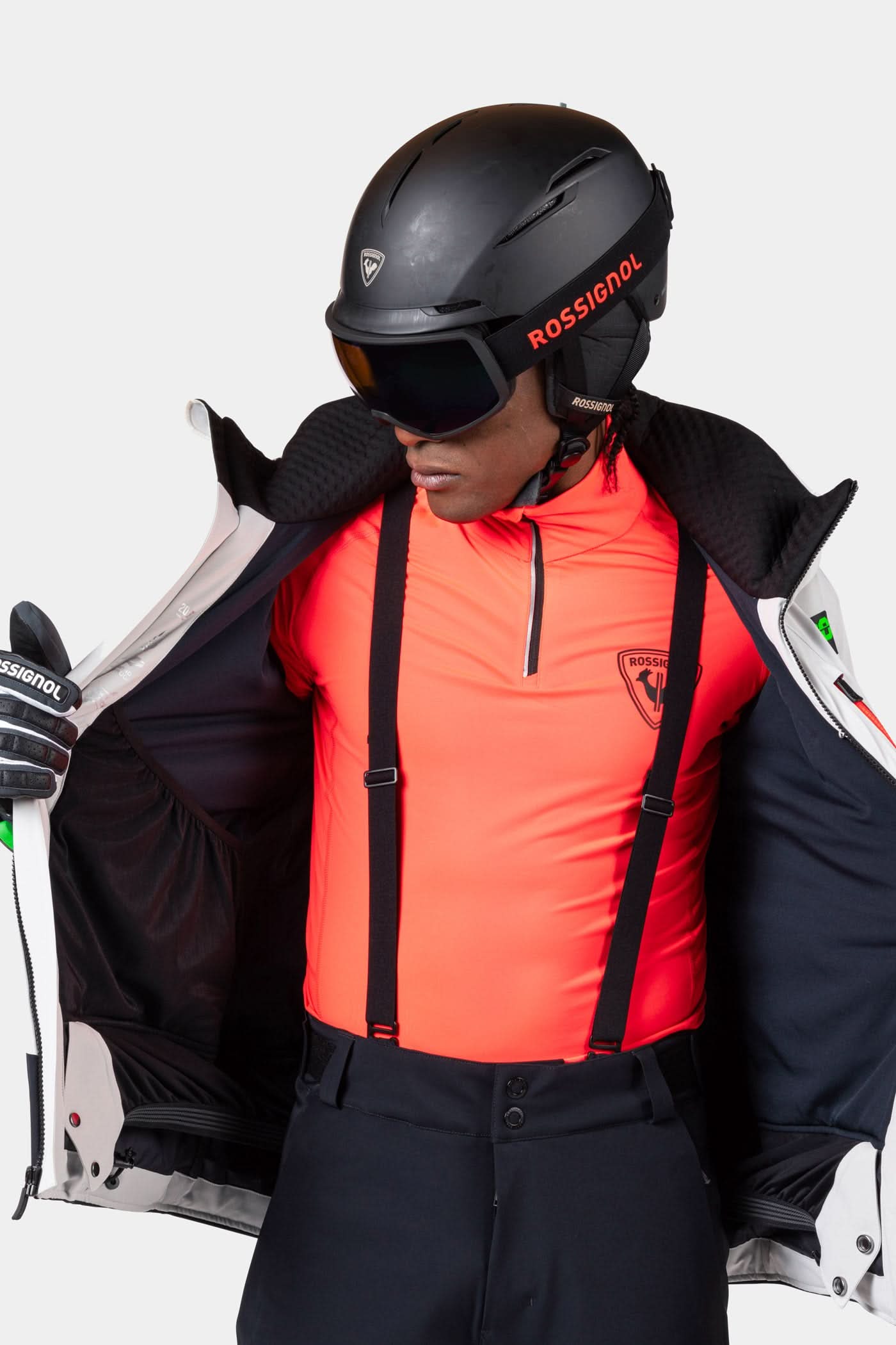 Szara kurtka narciarska Hero Blackside insulated