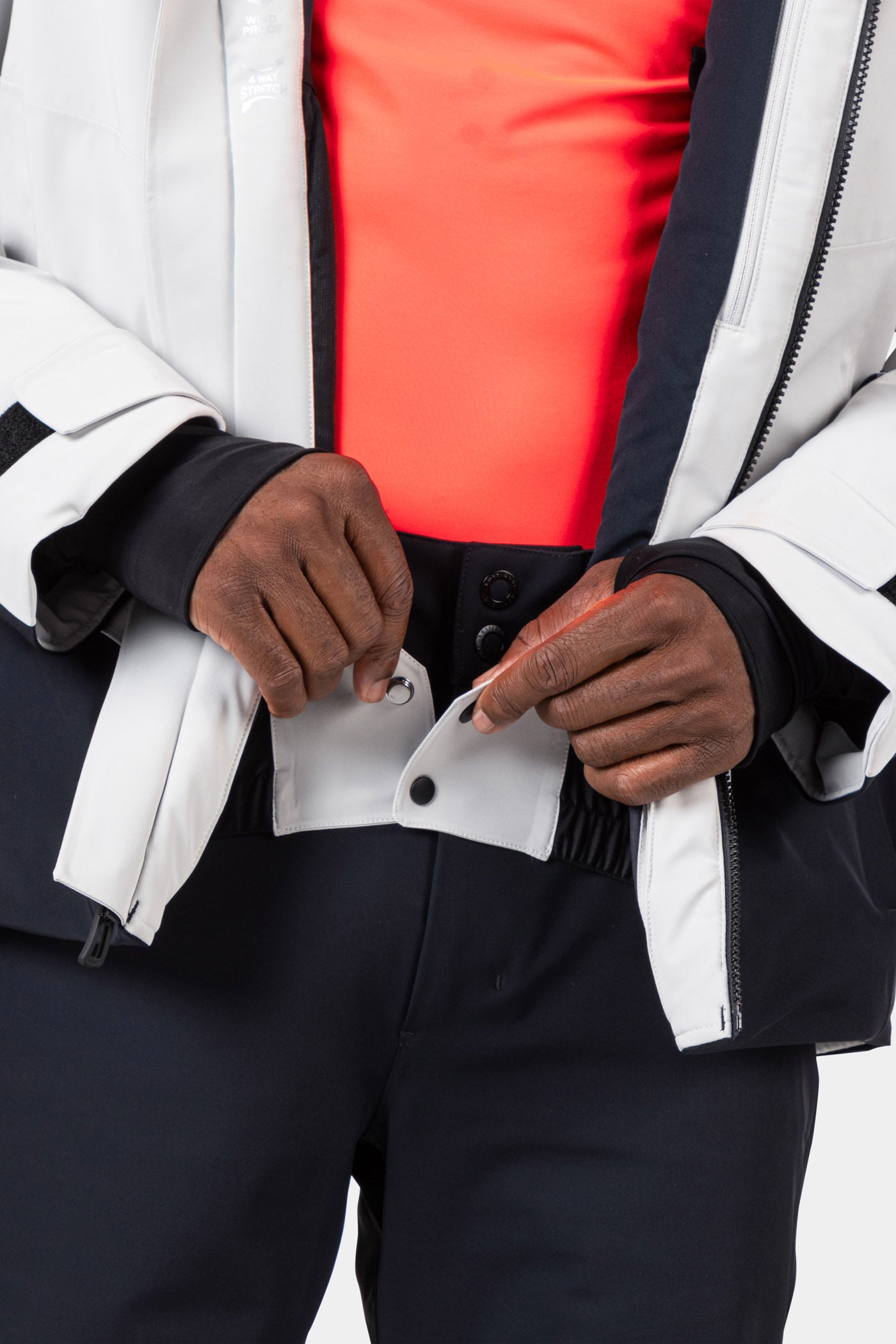 Hero Blackside Insulated Gray Ski Jacket