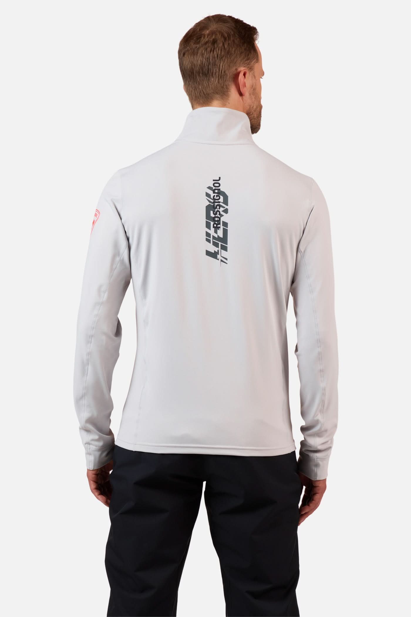 Hero Mid Layer Stretch Zip-Up Grey Sweatshirt