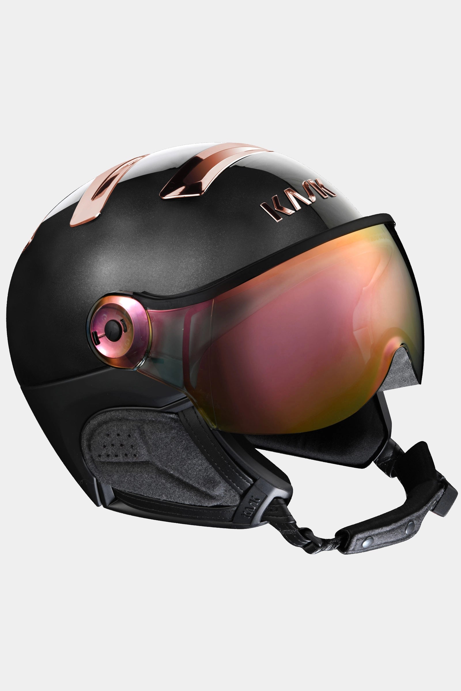 Kask Narciarski Piuma R Chrome Visor Black Gold