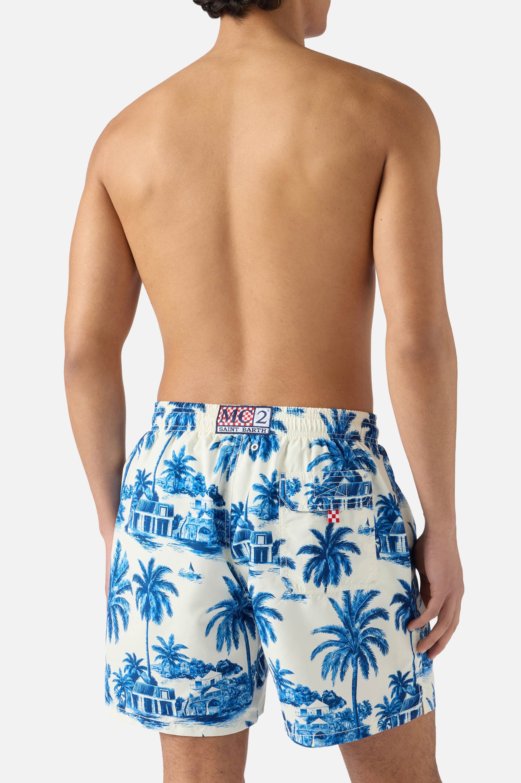 Szorty kąpielowe męskie Gustavia Rd St Barth Jouy 1061