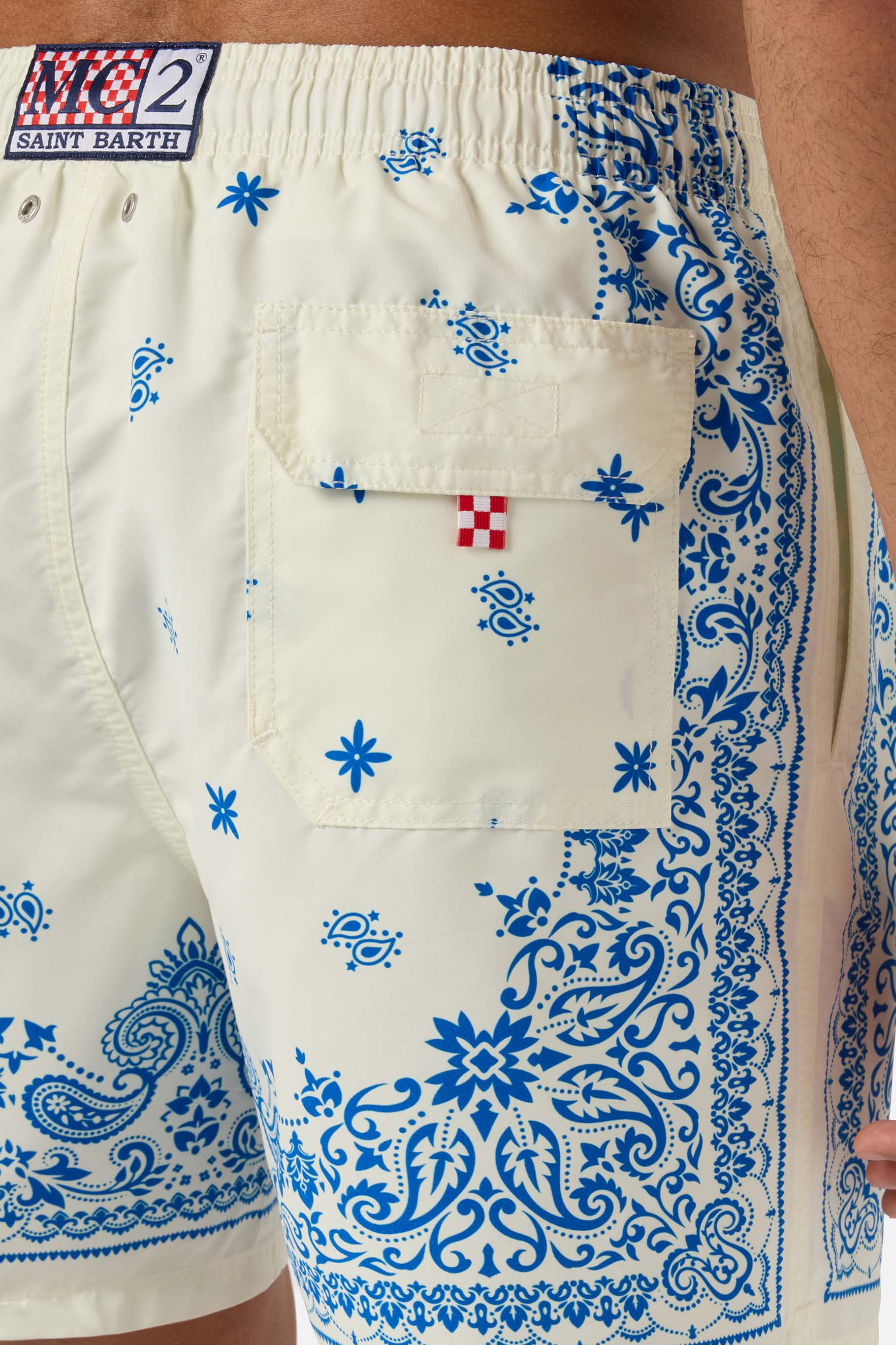 Szorty kąpielowe męskie Gustavia Placed Print Bandanna Paisley 10