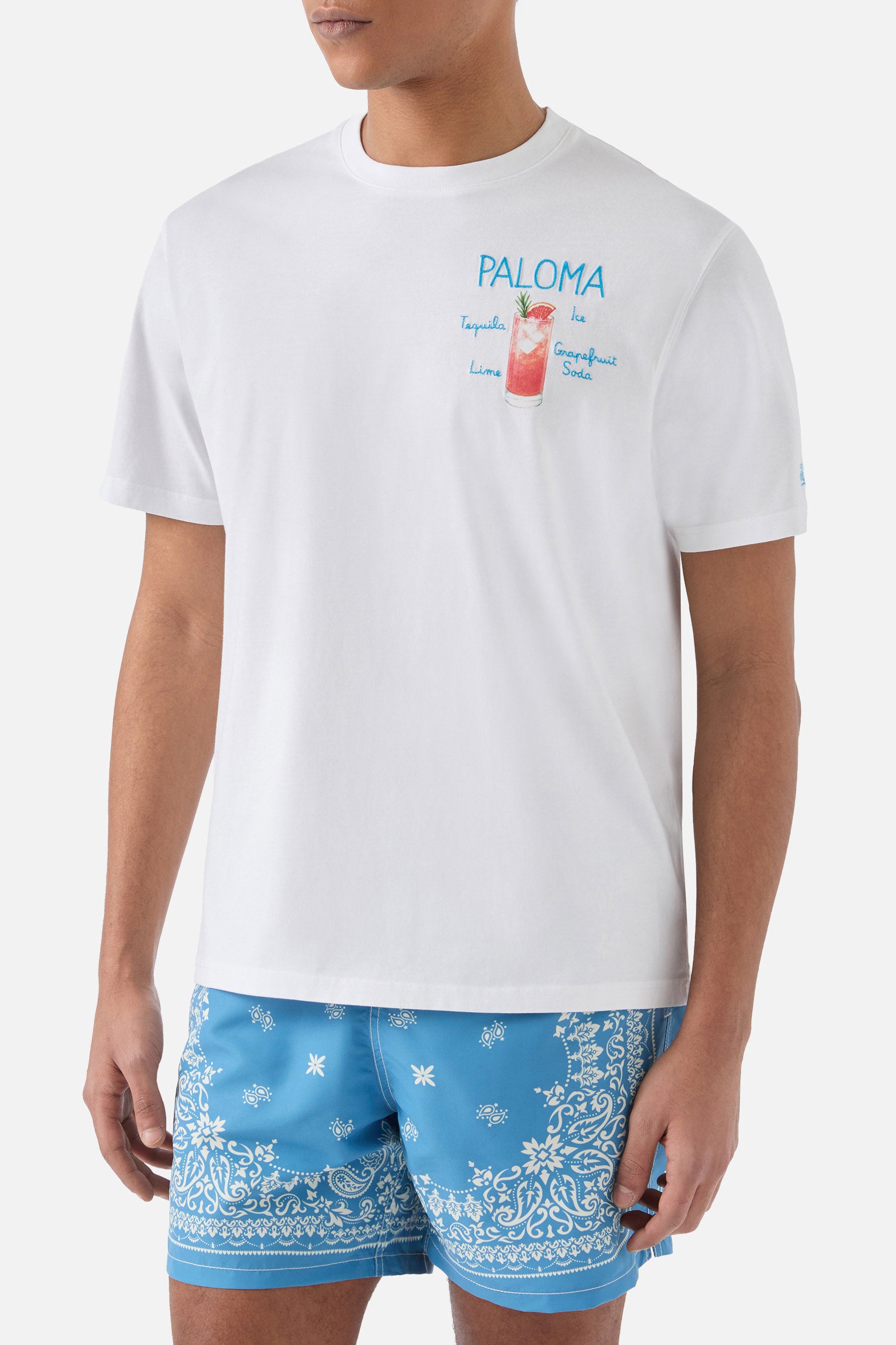 T-shirt męski Portofino Paloma Recipe 01n Emb