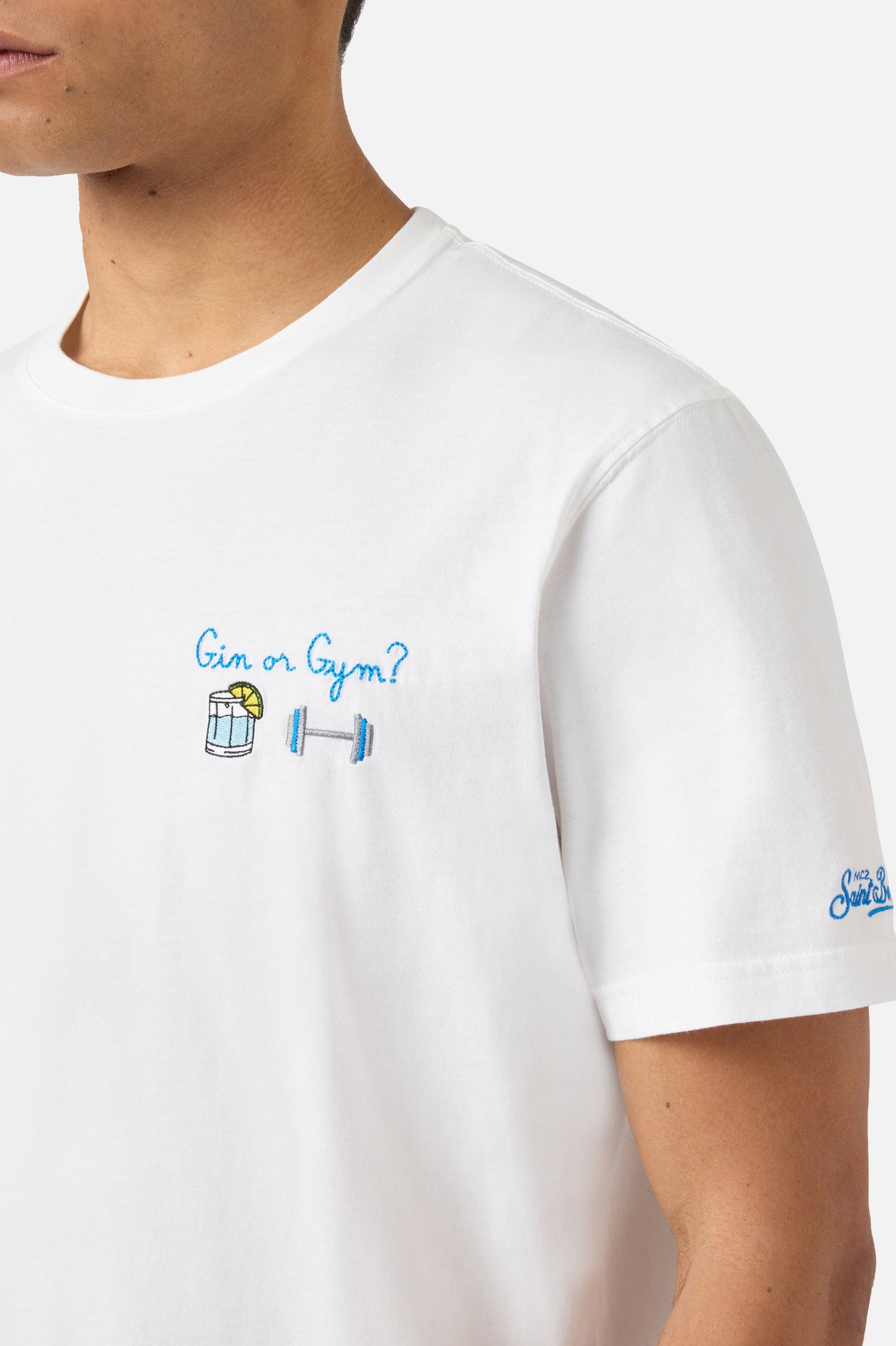 T-shirt męski Portofino Gin Gym 01n Emb