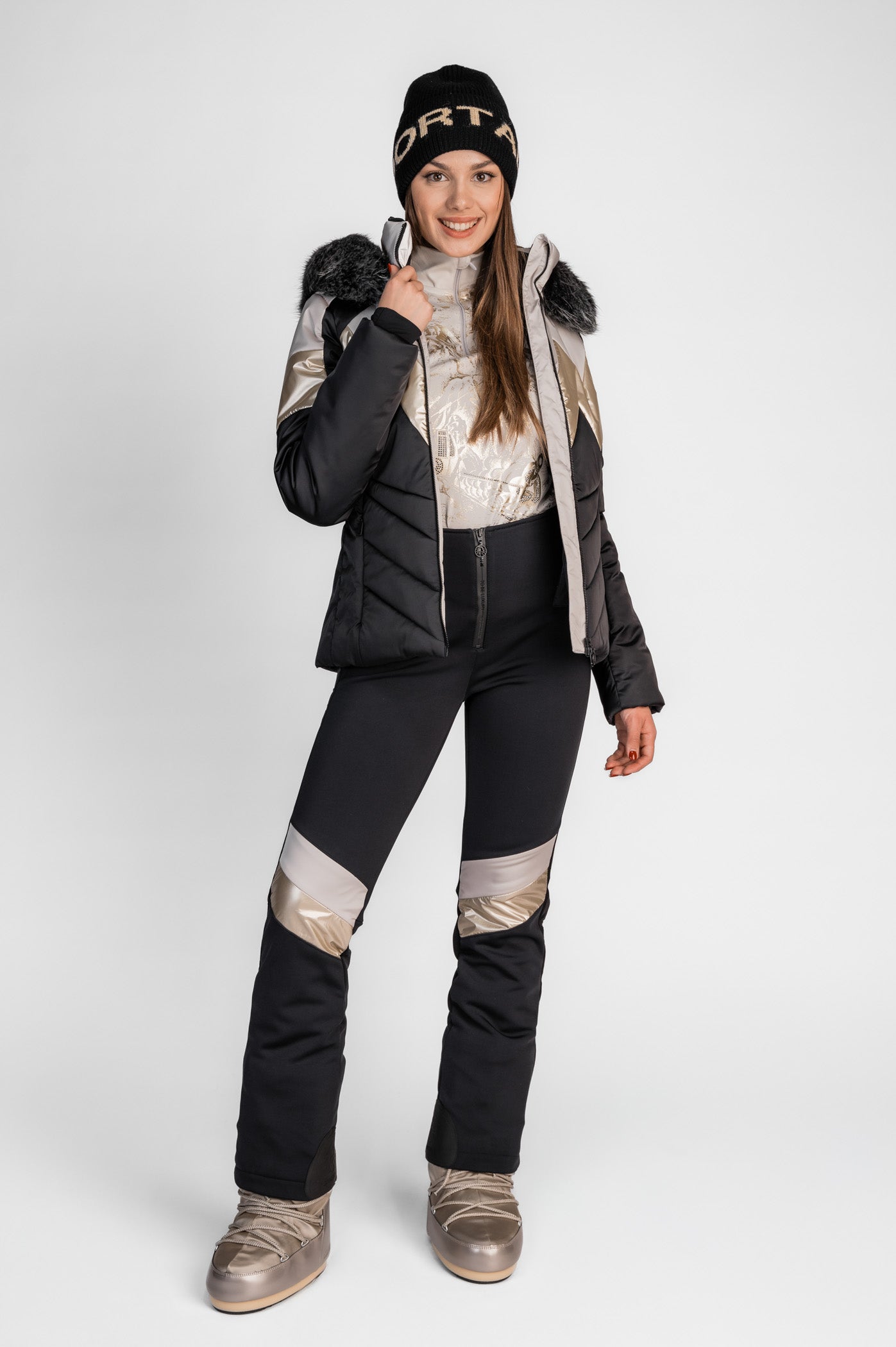 Manila NE Women's Ski Jacket with Fur