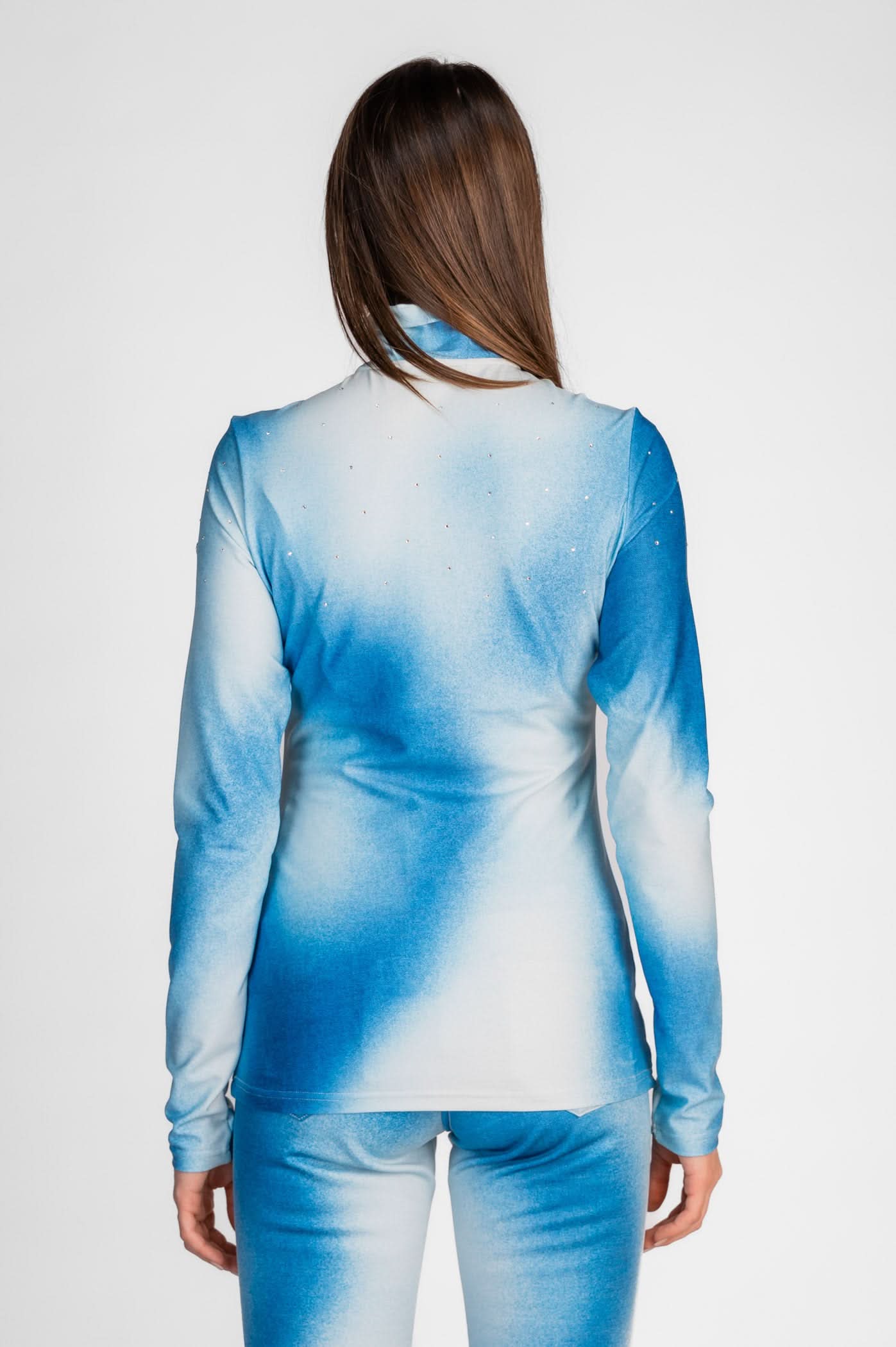 Women's Jean Ski Pully Blouse
