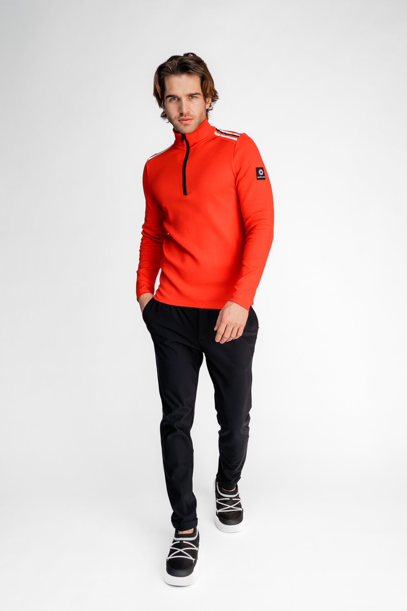 Men's Half Zip Heracles Turtleneck