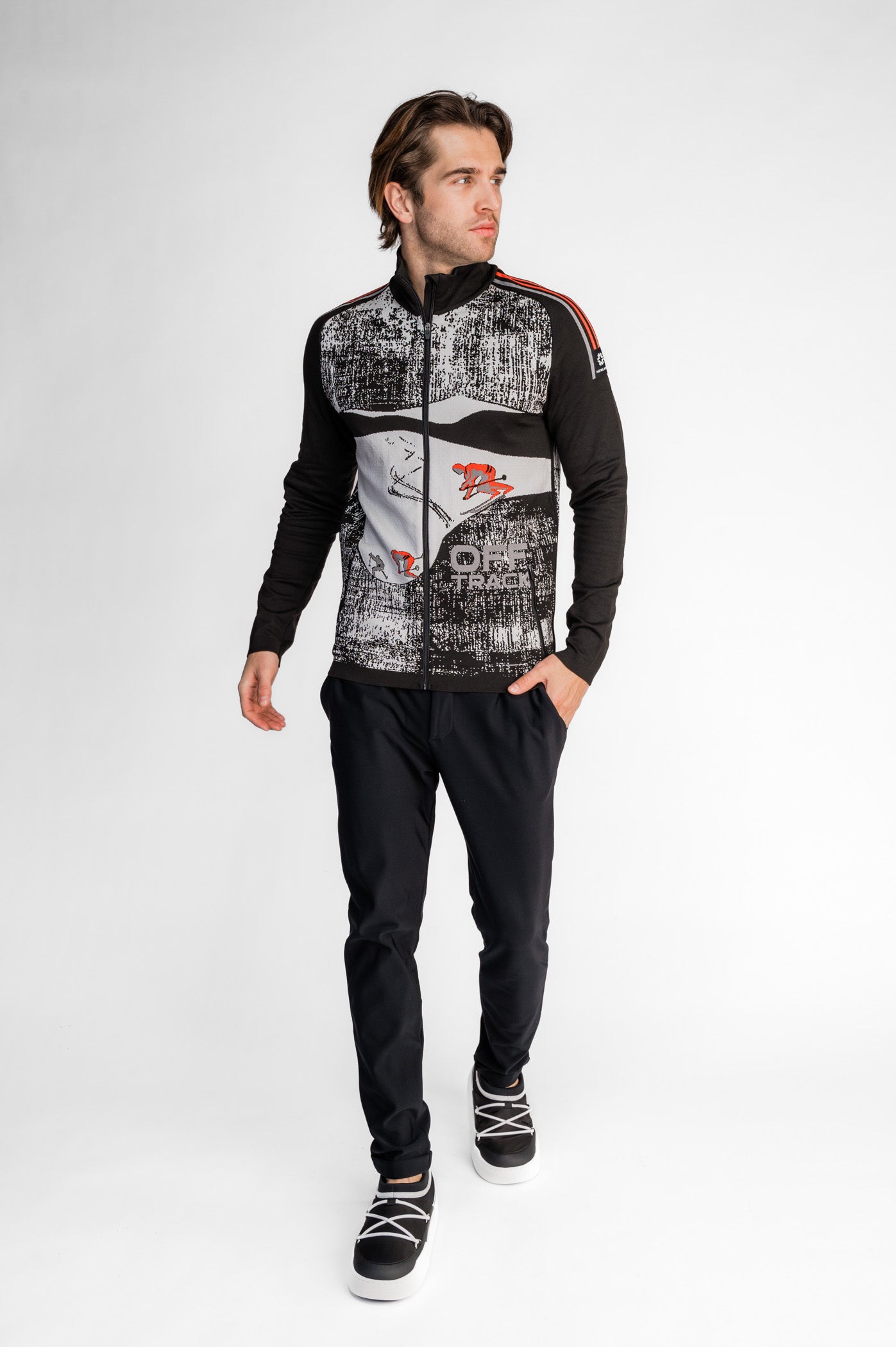 Beau Men's Full Zip Sweater