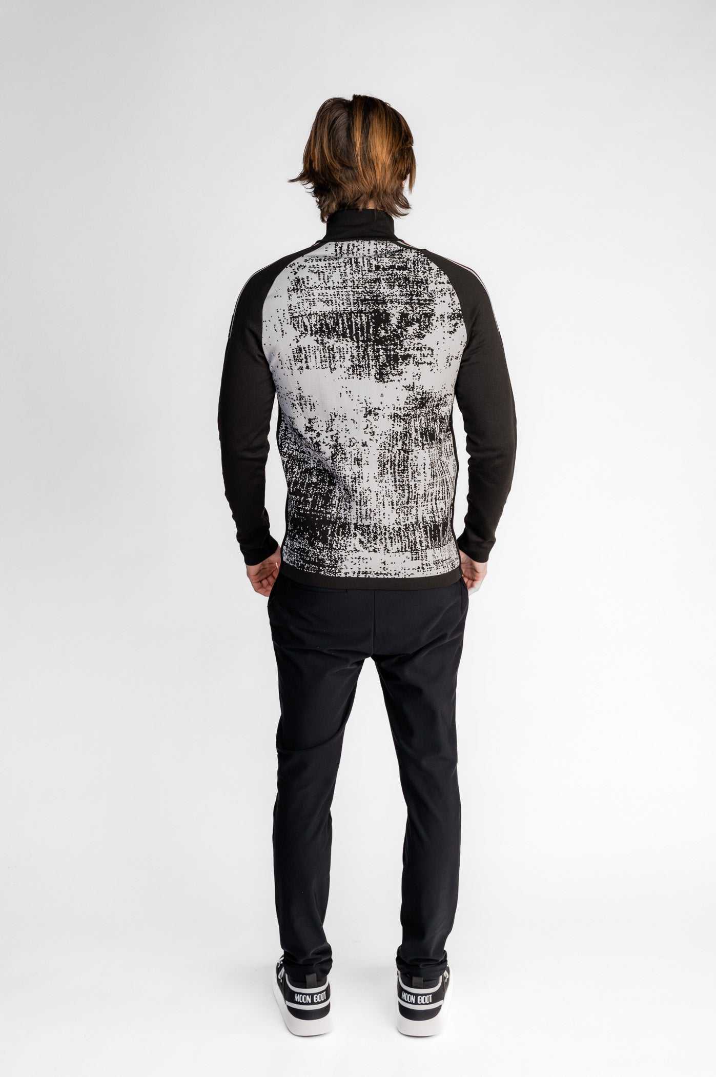Beau Men's Full Zip Sweater