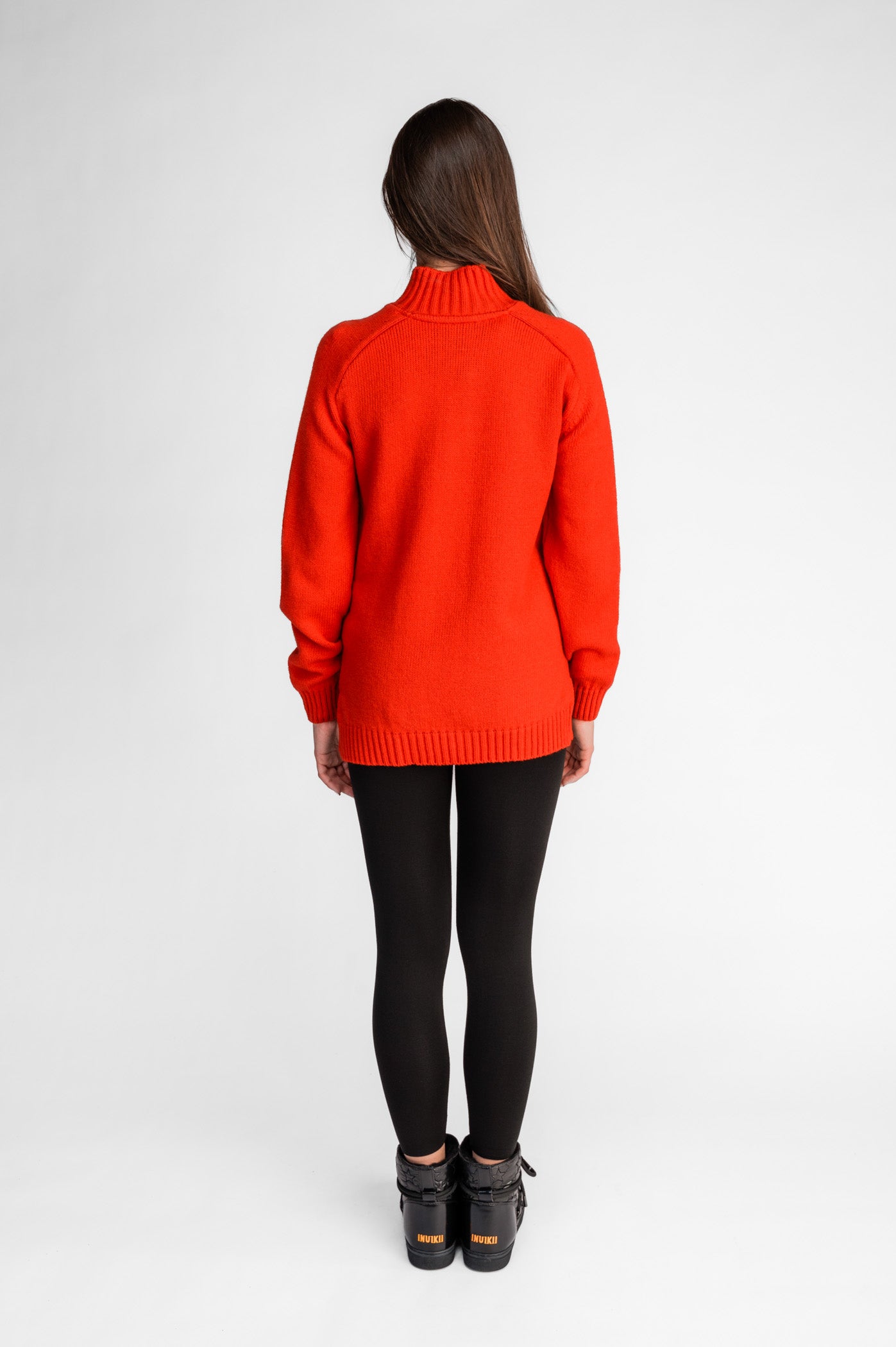Khloe Women's Half Zip Wool Sweater