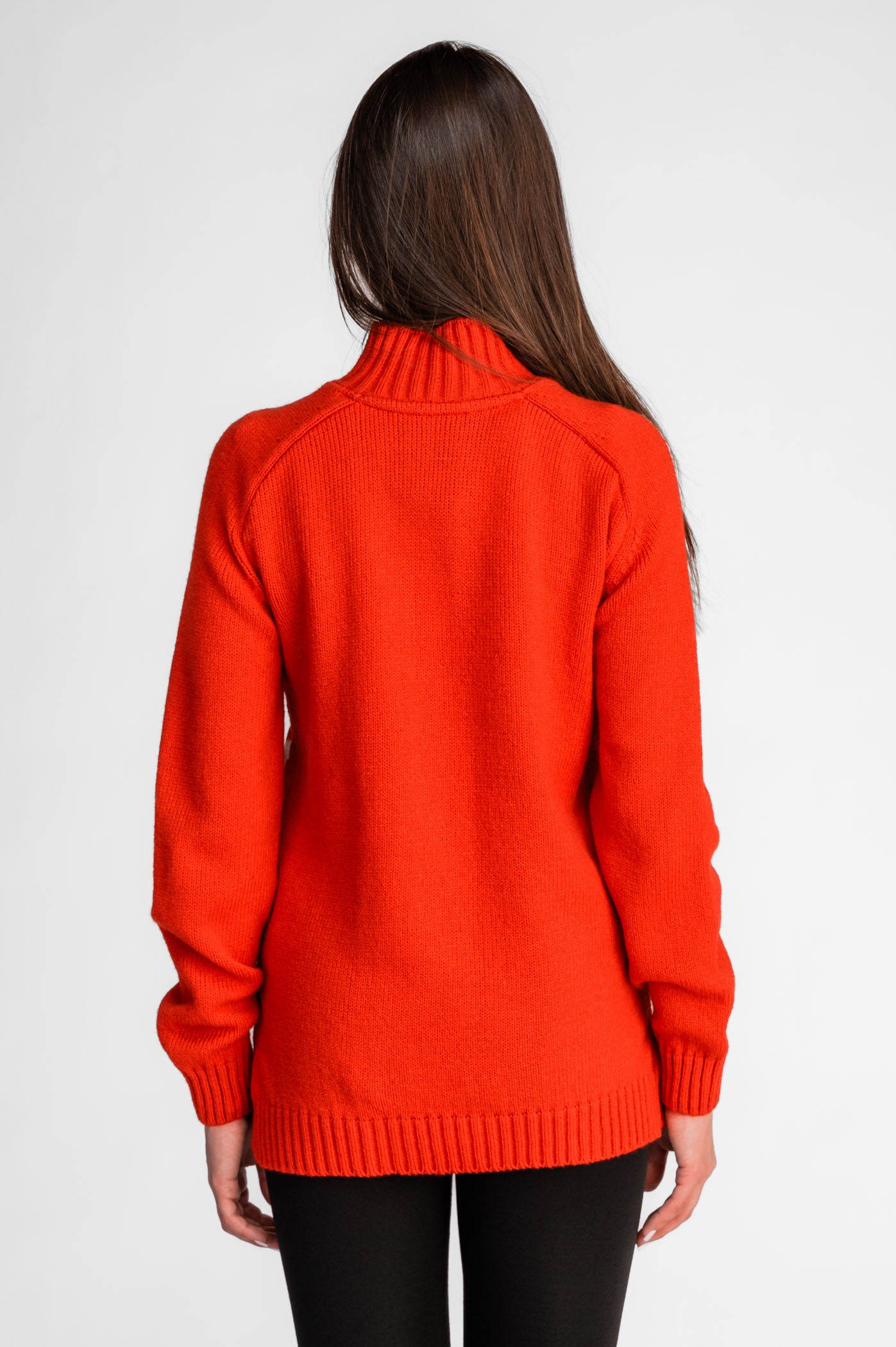 Khloe Women's Half Zip Wool Sweater