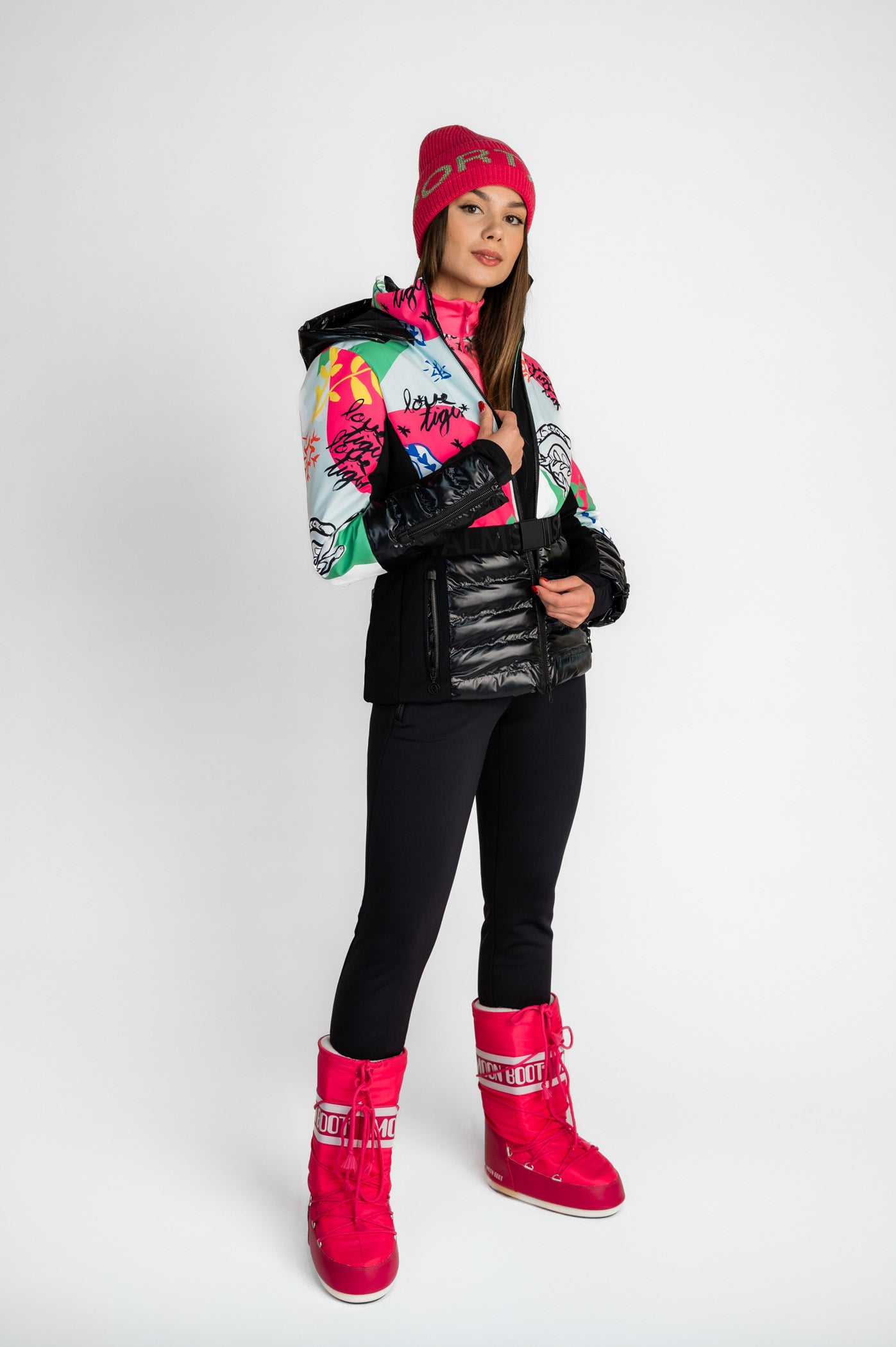 Kurtka narciarska damska Mella Print CL